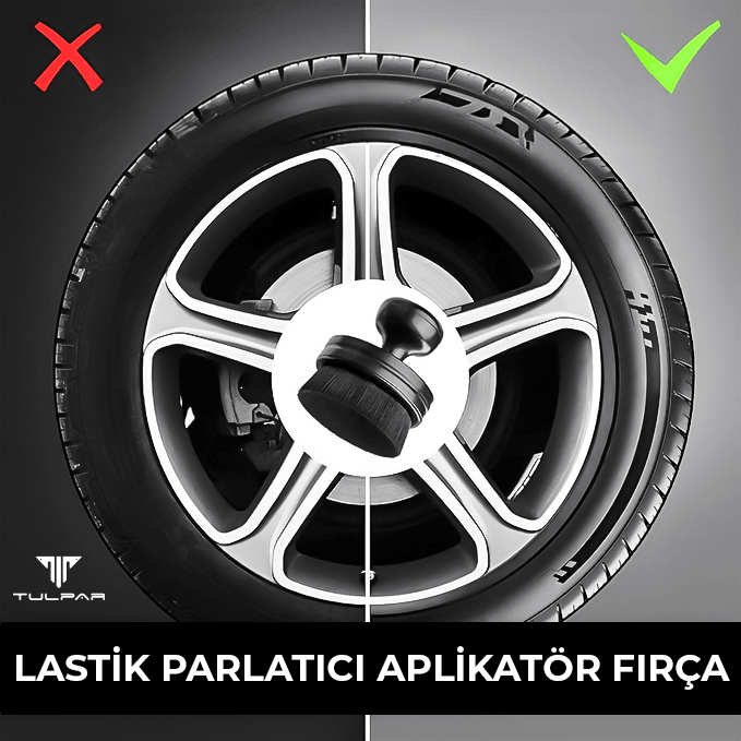 Araba Lastik Parlatıcı Aplikatör Fırçası, Premium Araç ve Motor Lastik Parlatma Aparatı