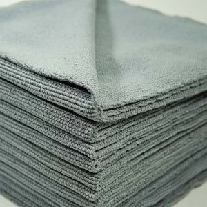 KLIN Clean Towel Çok Amaçlı Silme Ve Temizlik Bezi 10'lu Paket (Gri) - 40x40 CM