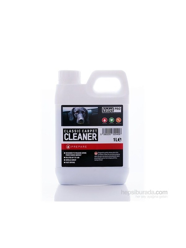 Valet Pro Classic Carpet Cleaner - Konsantre Taban ve Koltuk Temizleyici 1 L