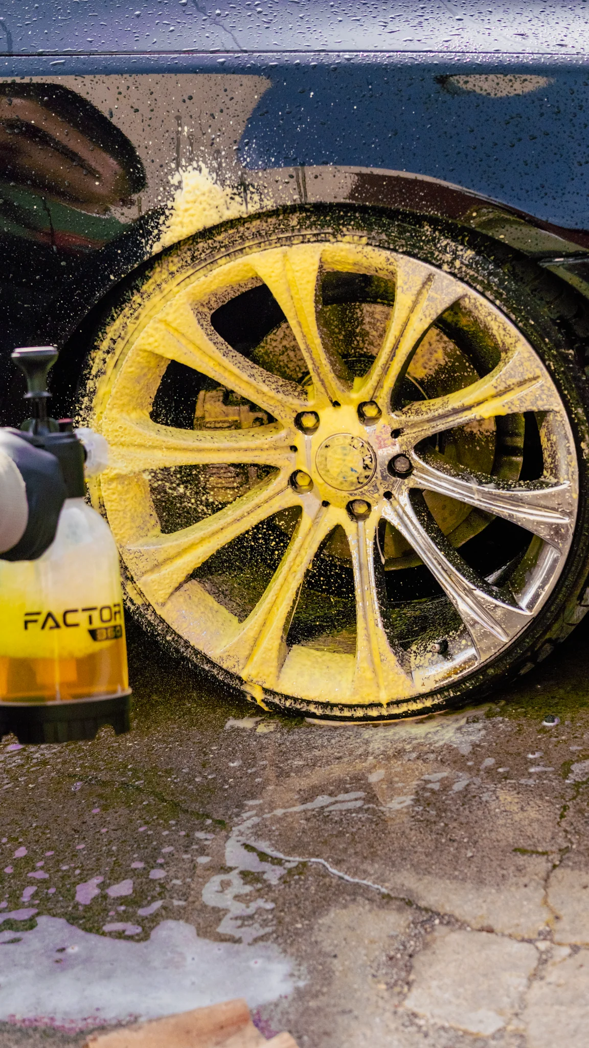 Factor360 Yellow Foam Sarı Renkli Oto Yıkama Köpüğü Oto Şampuan 1:15 Konsantre 5 L