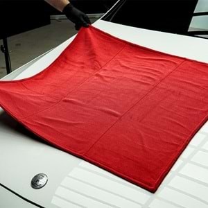 KLIN Drying DUO EVO Çift Taraflı Mikro Kurulama Havlusu (Kırmızı) - 80x75 CM