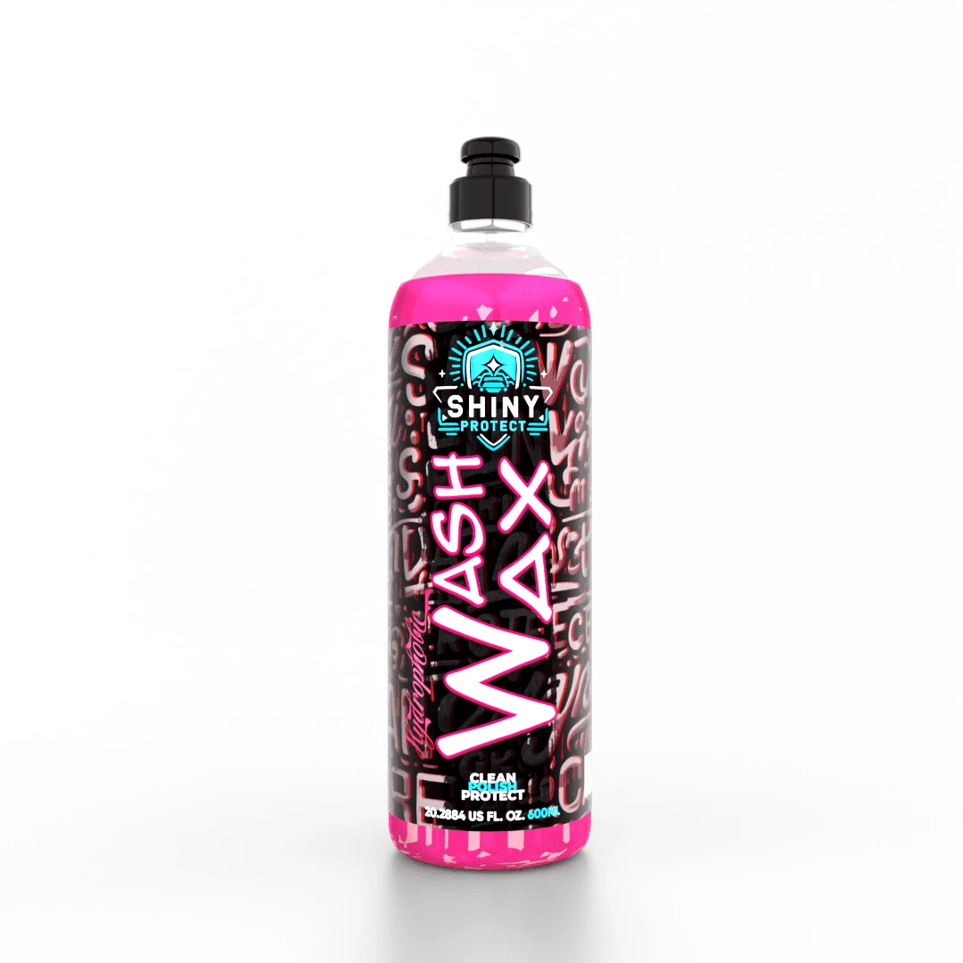 Shiny Protect Wash & Wax Cilalı (PH NOTR) Kostiksiz Zararsız Toz Tutmaz Oto Yıkama Şampuanı 600 ML