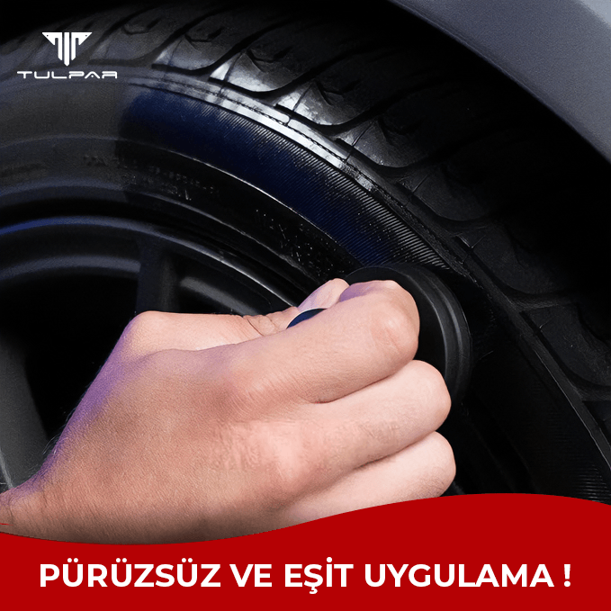 Araba Lastik Parlatıcı Aplikatör Fırçası, Premium Araç ve Motor Lastik Parlatma Aparatı