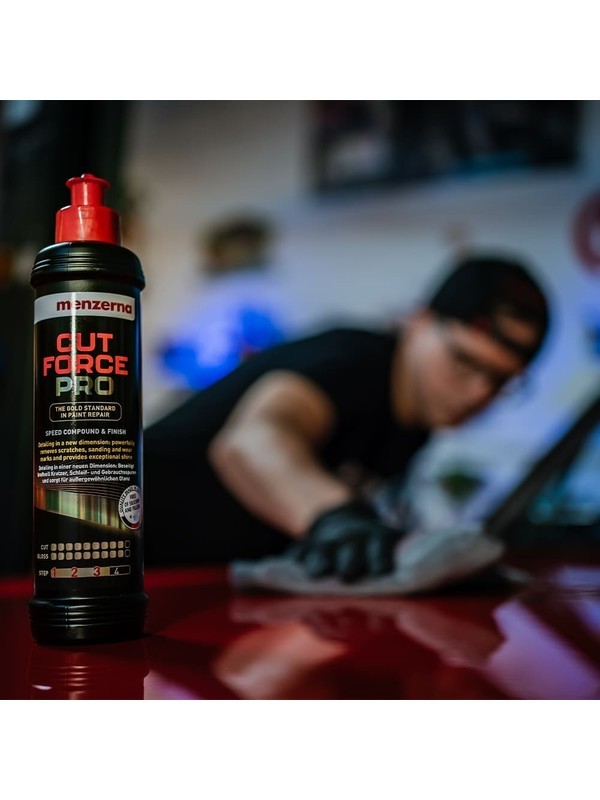 Menzerna Cut Force Pro Altın Seri Ağır Çizik Giderici Kalın Pasta 250 ML