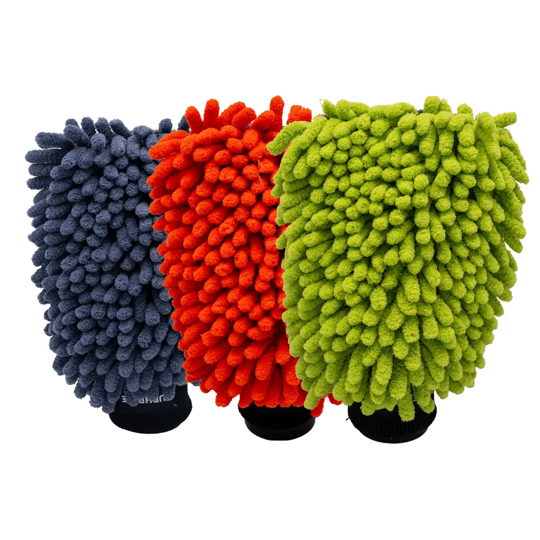 Euphrate Kfz Mikrofiber Arka Tarafı Mikrofiber Bez Oto Yıkama Eldiveni 23x18