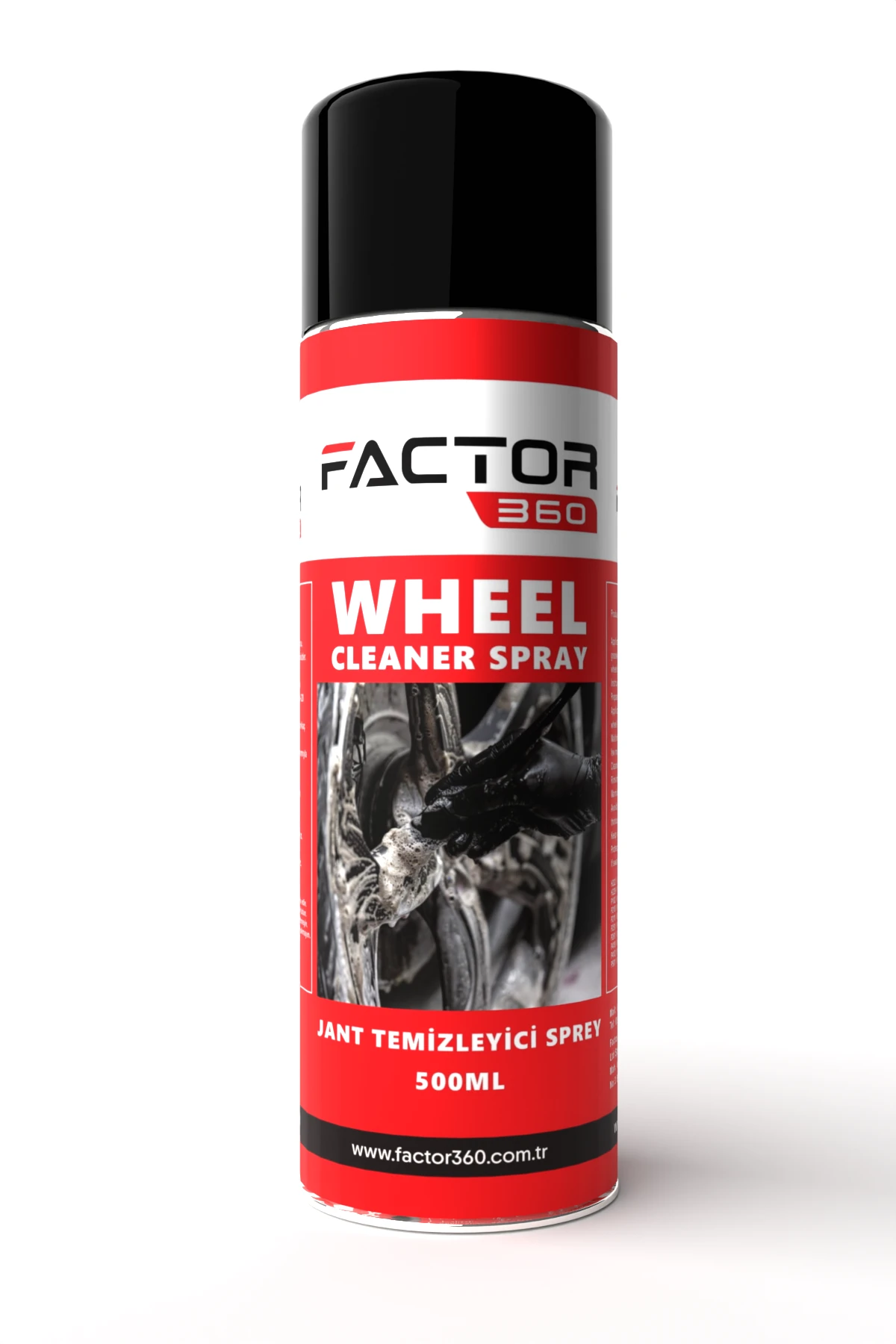Factor360 Otomobil Araç Jant Temizleyici Aerosol 500 ML