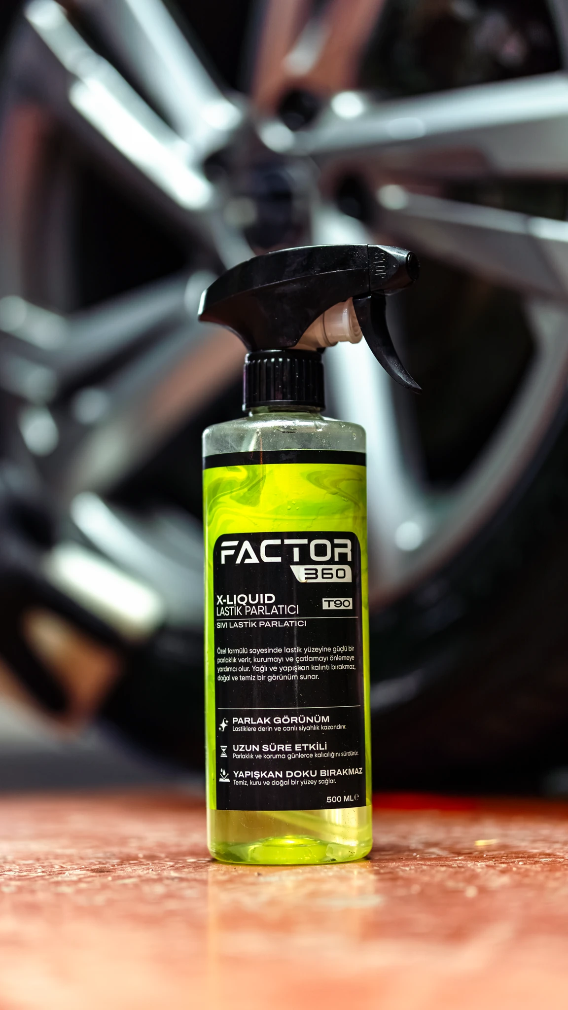 Factor360 X Liquid Sıvı Lastik Parlatıcı 500 ML