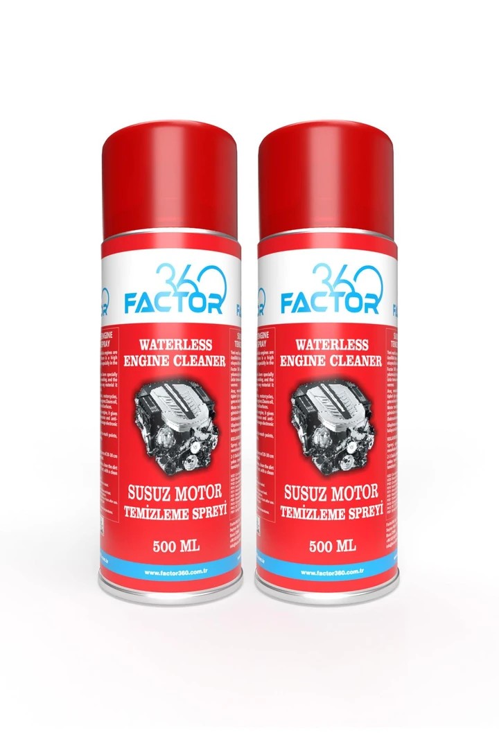 Susuz Motor Temizleme Spreyi - Waterless Engine Cleaning Spray 500ml 2 Adet