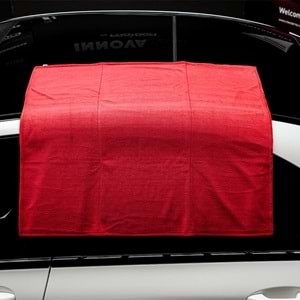 KLIN Drying DUO EVO Çift Taraflı Mikro Kurulama Havlusu (Kırmızı) - 80x75 CM