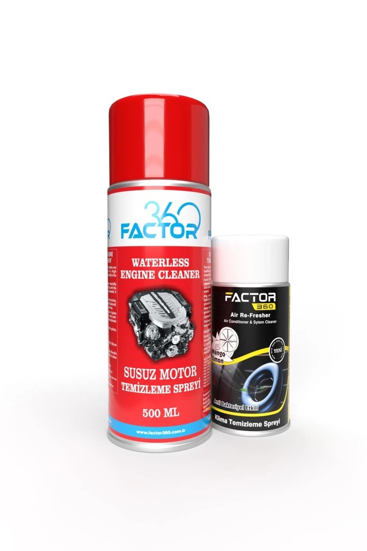 Susuz Motor Temizleme Spreyi - Waterless Engine Cleaning Spray 500ml (Klima Bombası Hediye)