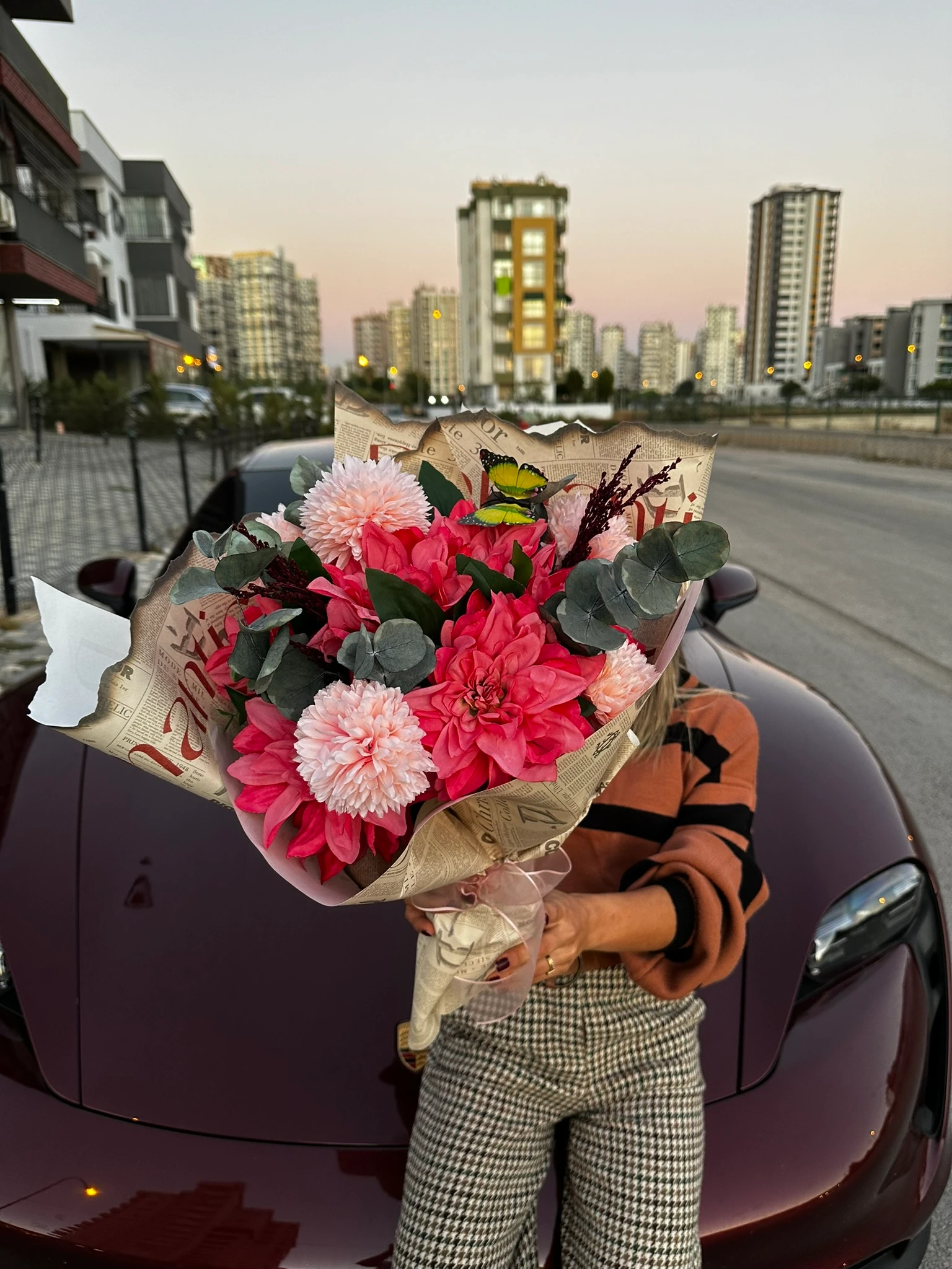 Krizantem | Yıldız Çiçeği Aranjman-L