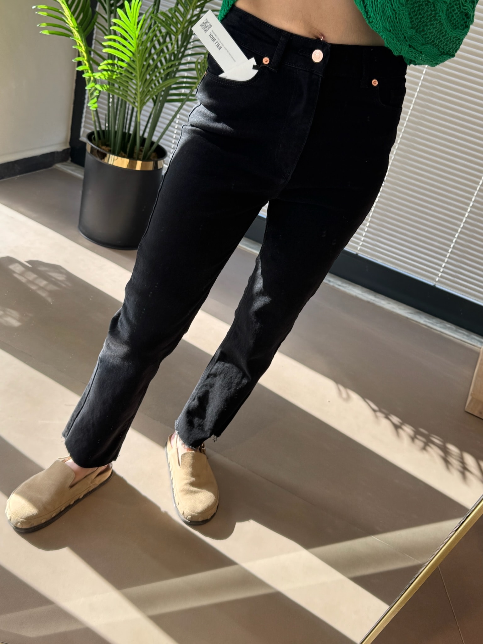 Orijinal Marka | Likralı | Yüksek Bel | Kesik Paça | Bilek Boy Jean