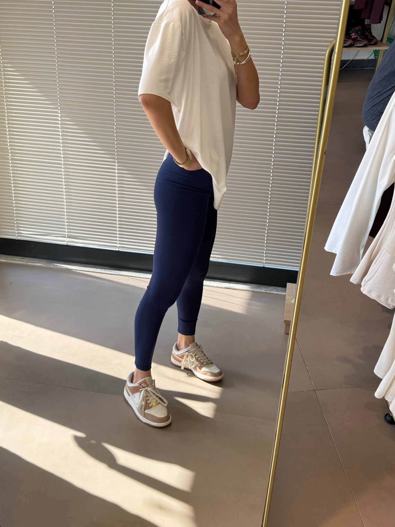 Orijinal Marka Toparlayıcı Yüksek Bel Tayt - Lacivert