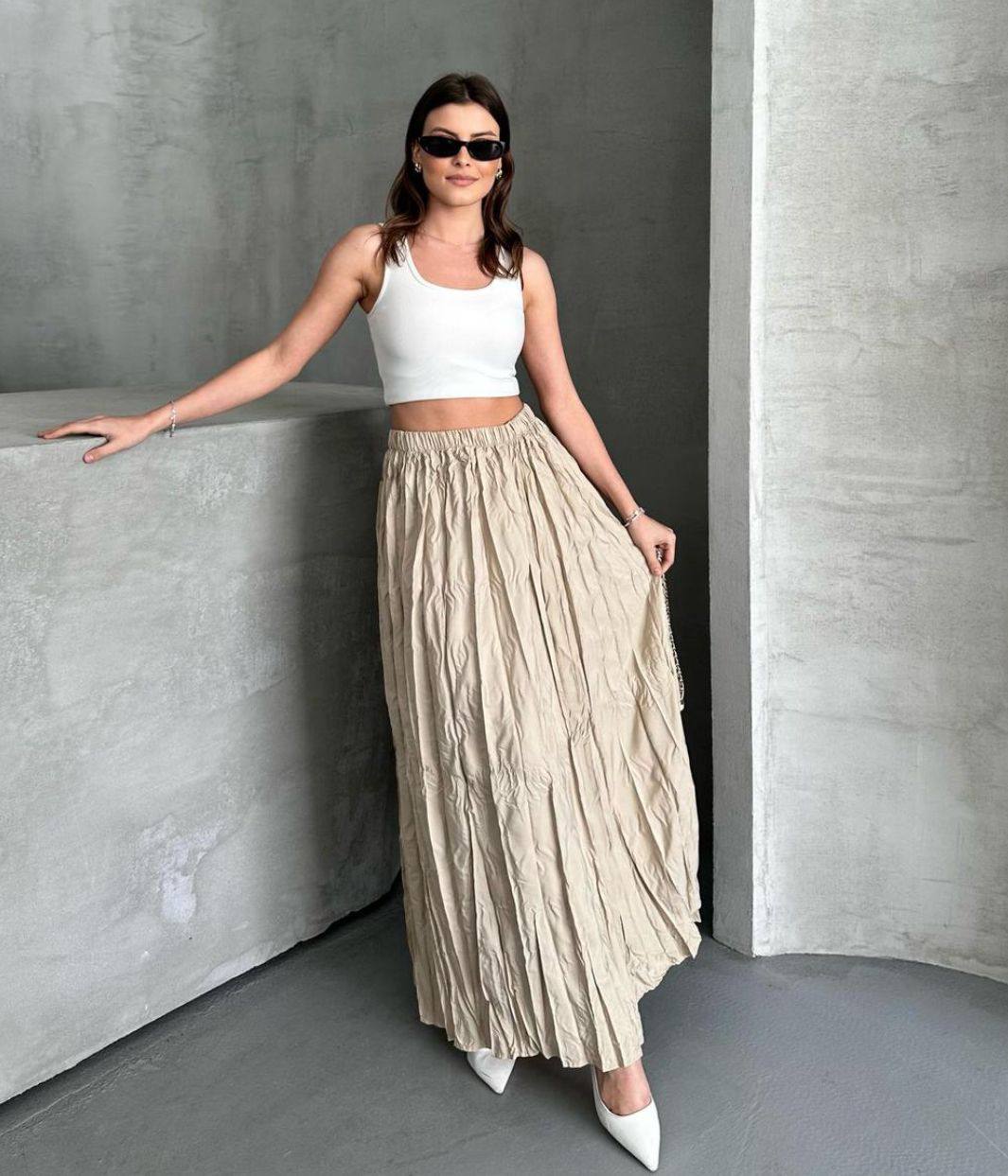 Kraş Bilek Boy Etek-Taş