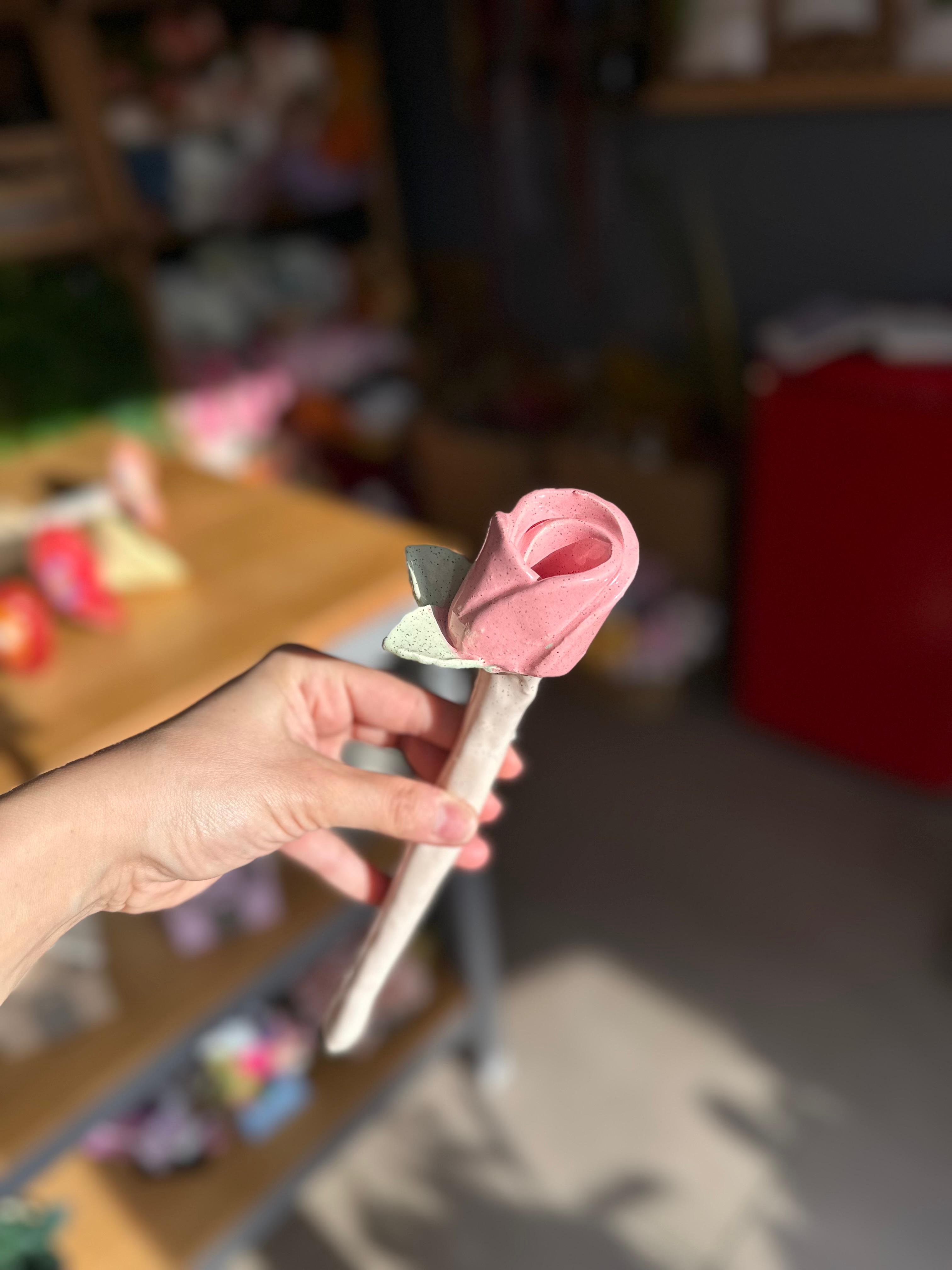 Hand Made | Seramik Çiçek |Orta Boy