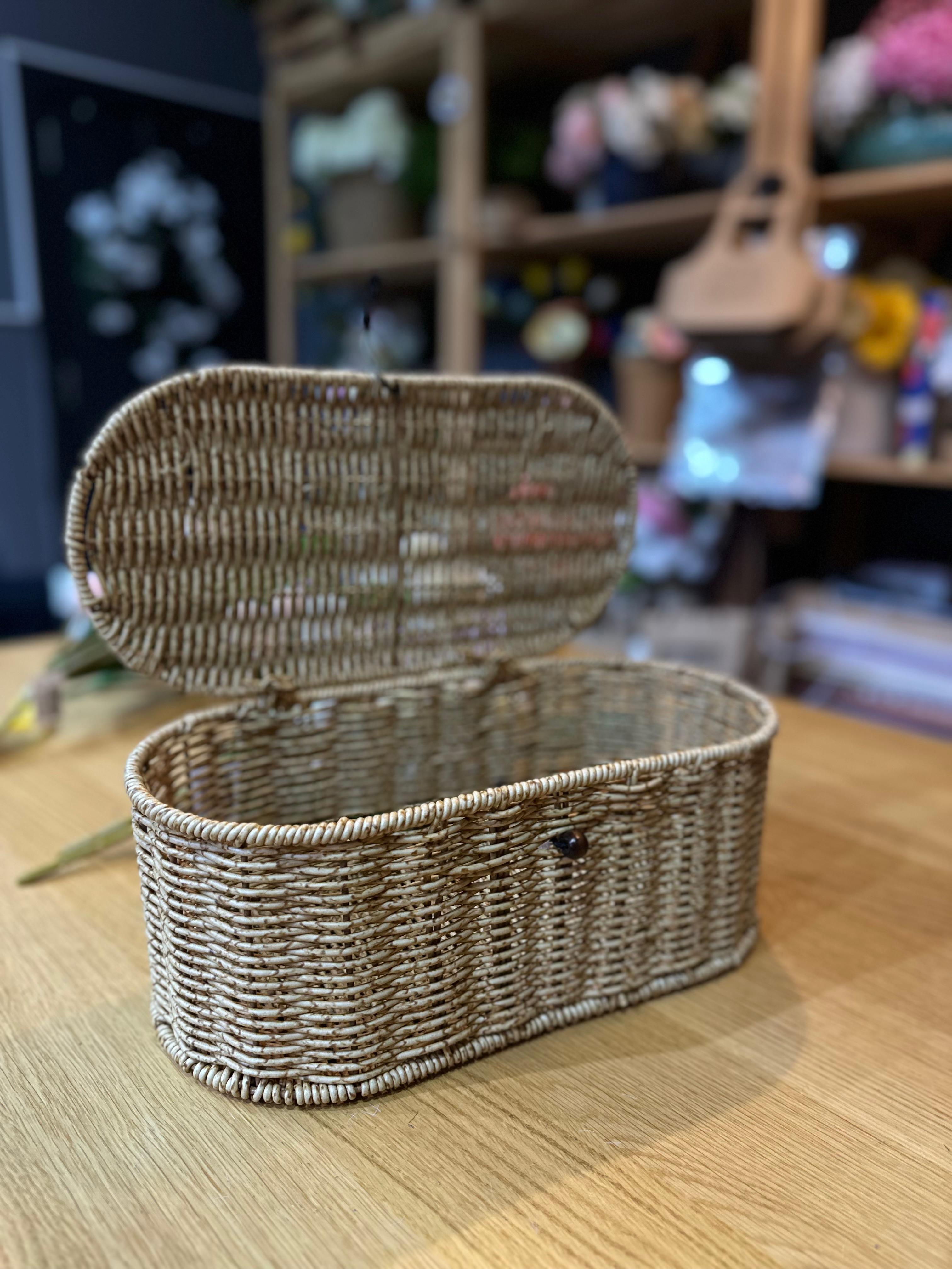Hasır Örgü Sepet |Büyük boy