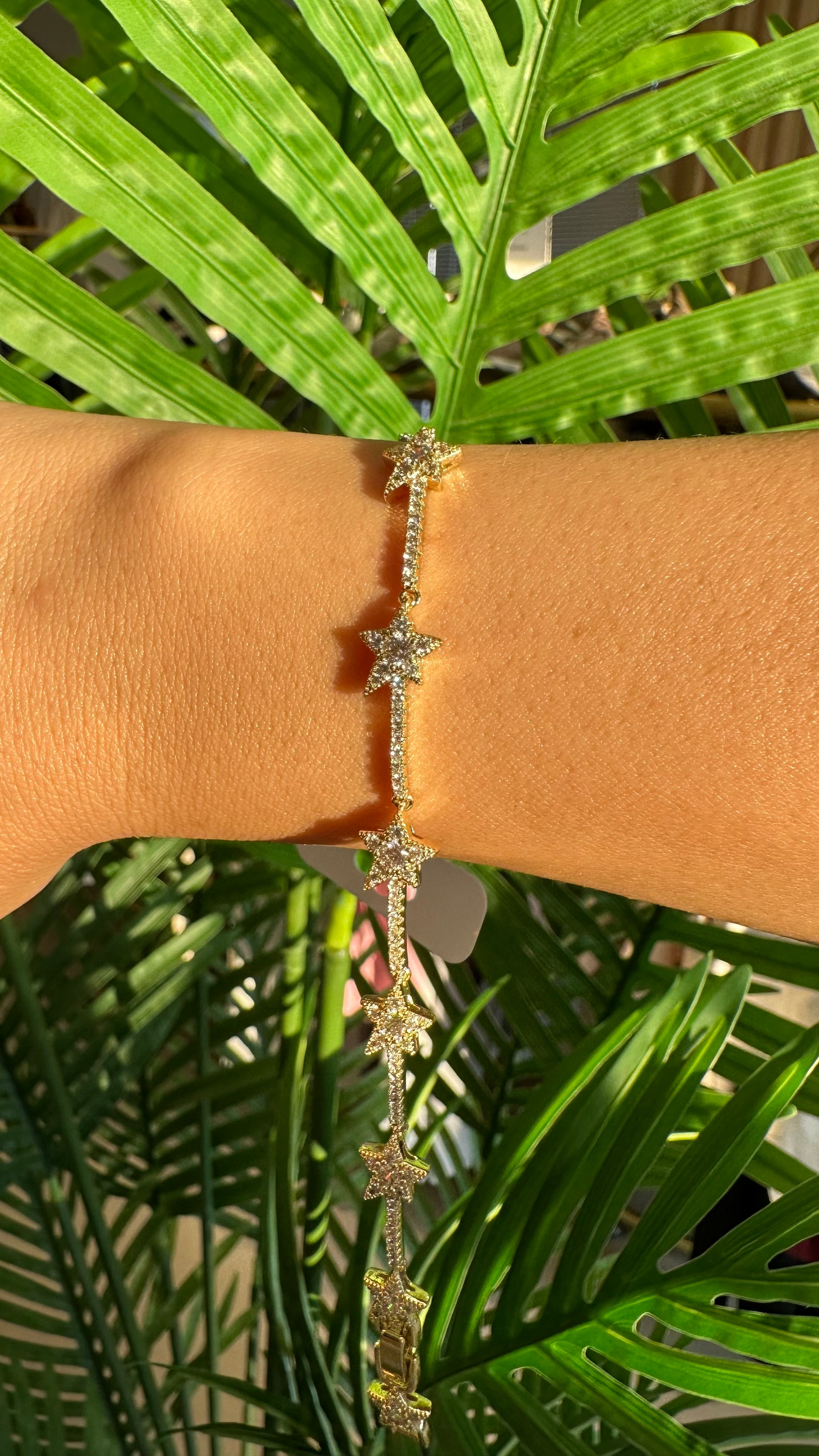 Xupıng Yıldız Bileklik - Gold