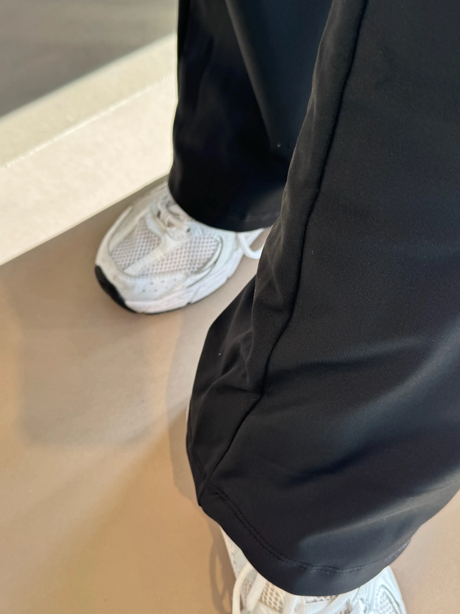 Hige Rise Orijinal Marka İnce Şardonlu İspanyol Tayt-Siyah