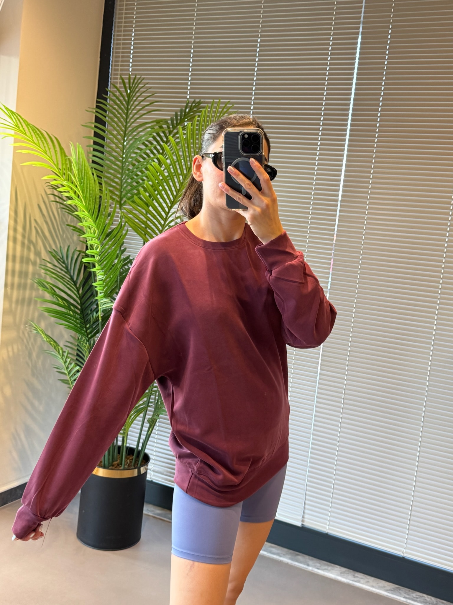 Orijinal Marka Sweatshirt Premium Collection - Bordo