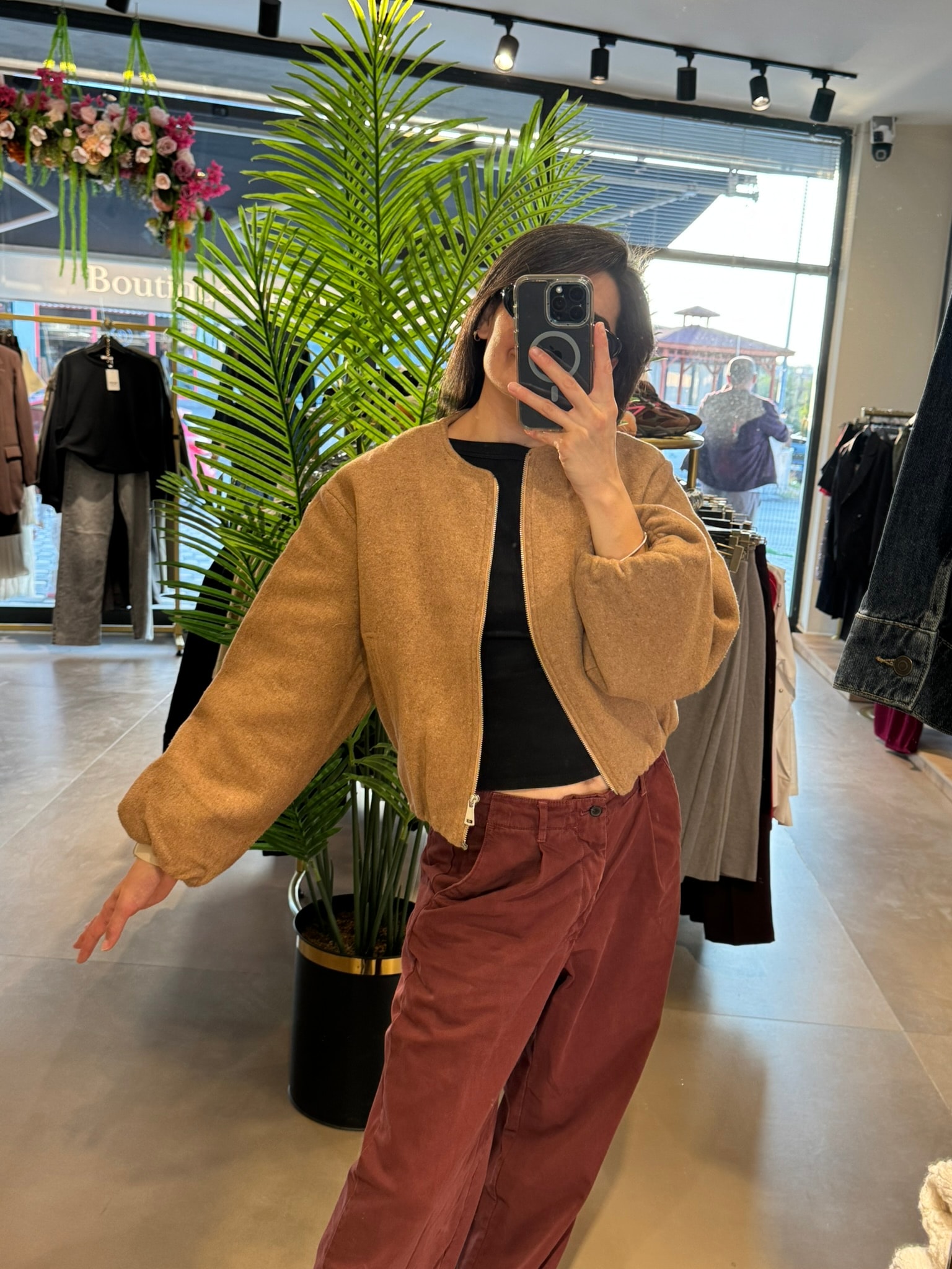 Orijinal Marka Bomber Kaşe Ceket|Zr