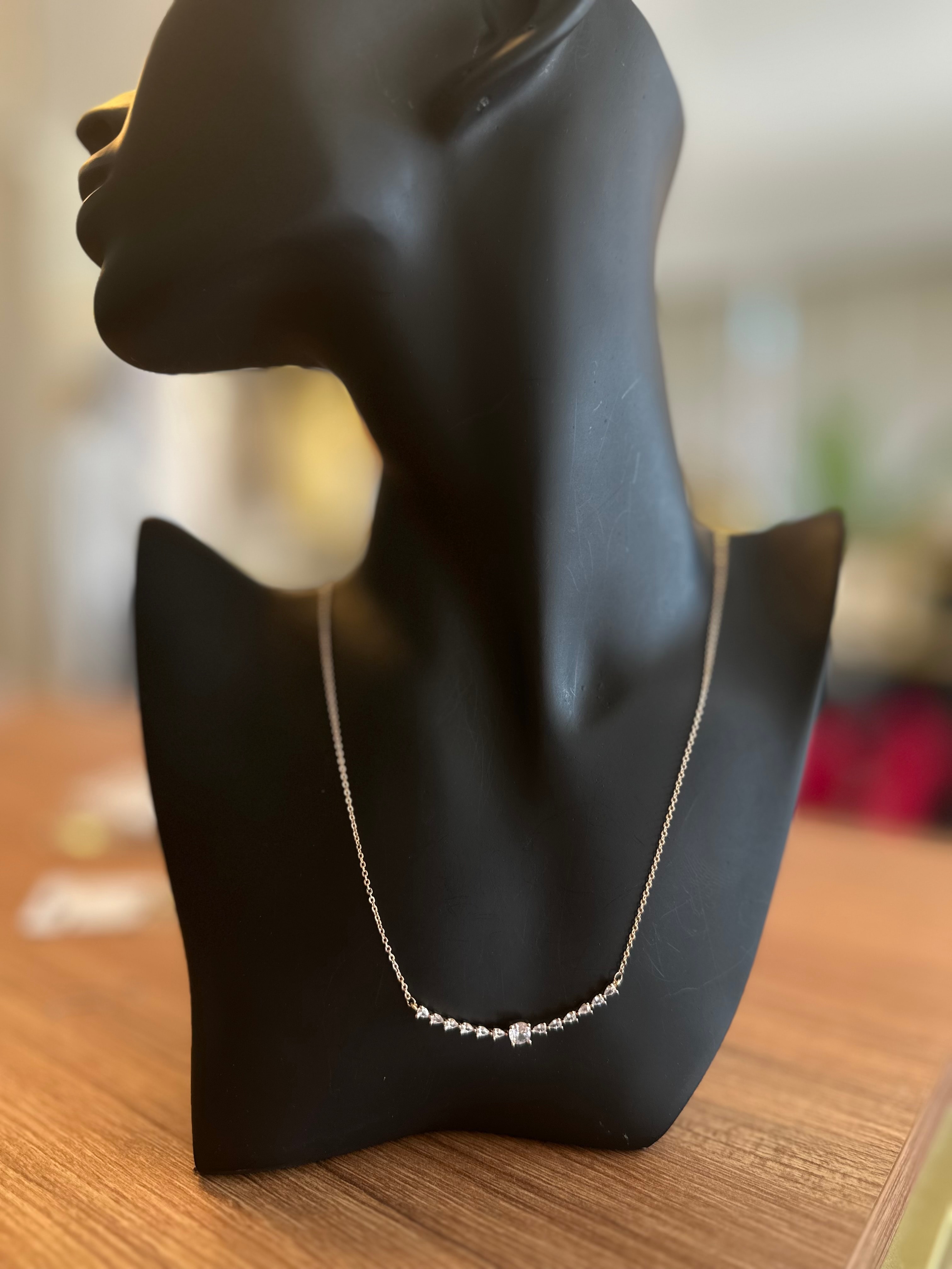 XUPING Taşlı Kolye-Rose