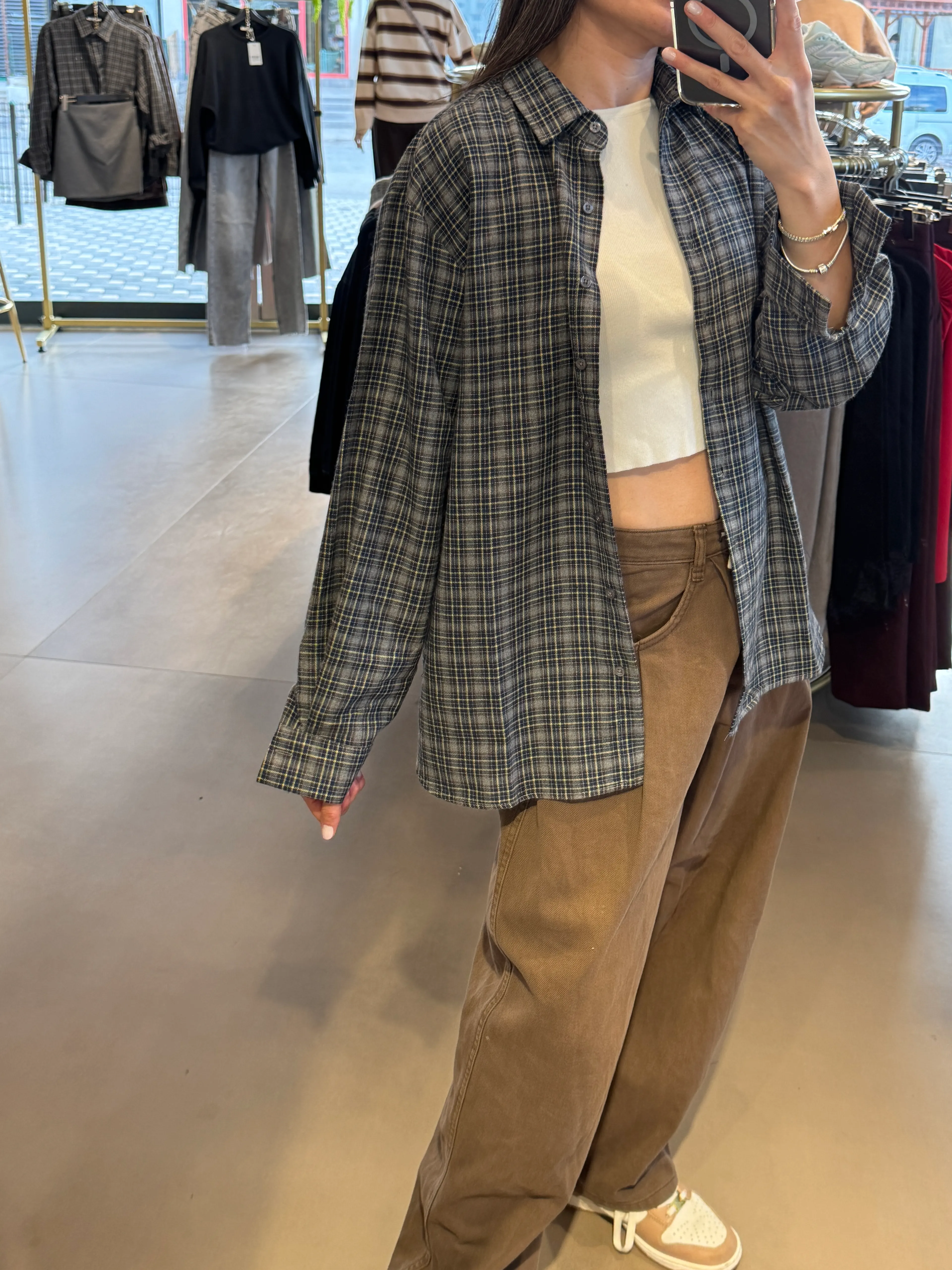 Ekose Gömlek | Pamuk Ürün-Yumuşak Doku