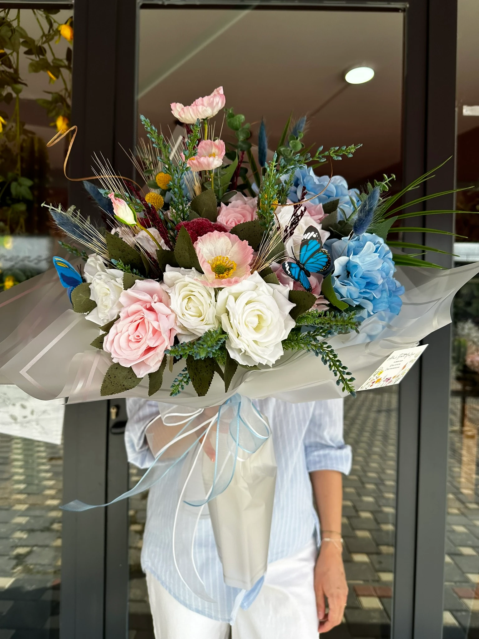 Karışık İsteme Çiçeği Blue-L