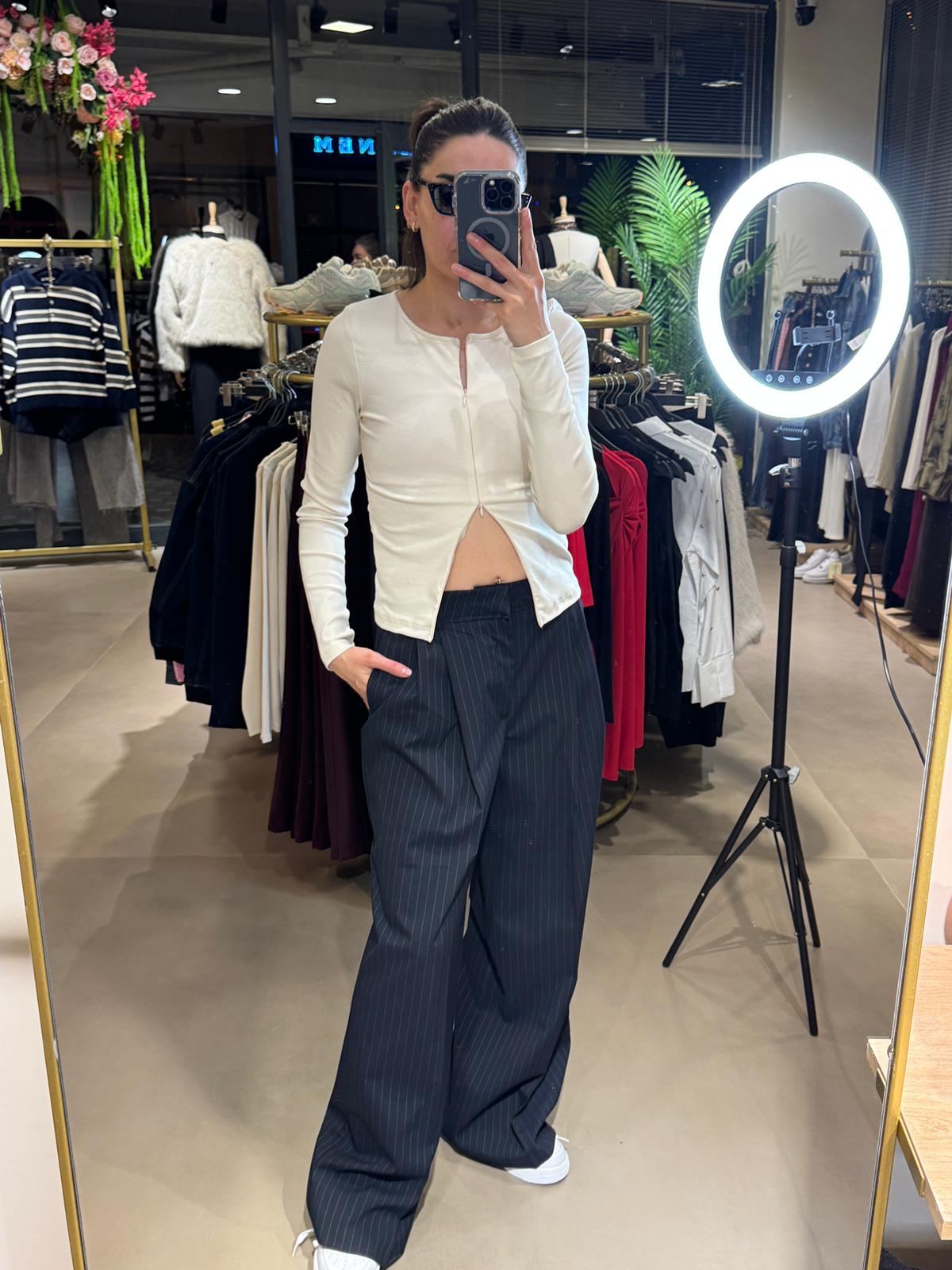 ZR Marka Orijinal pantolon -Çizgili