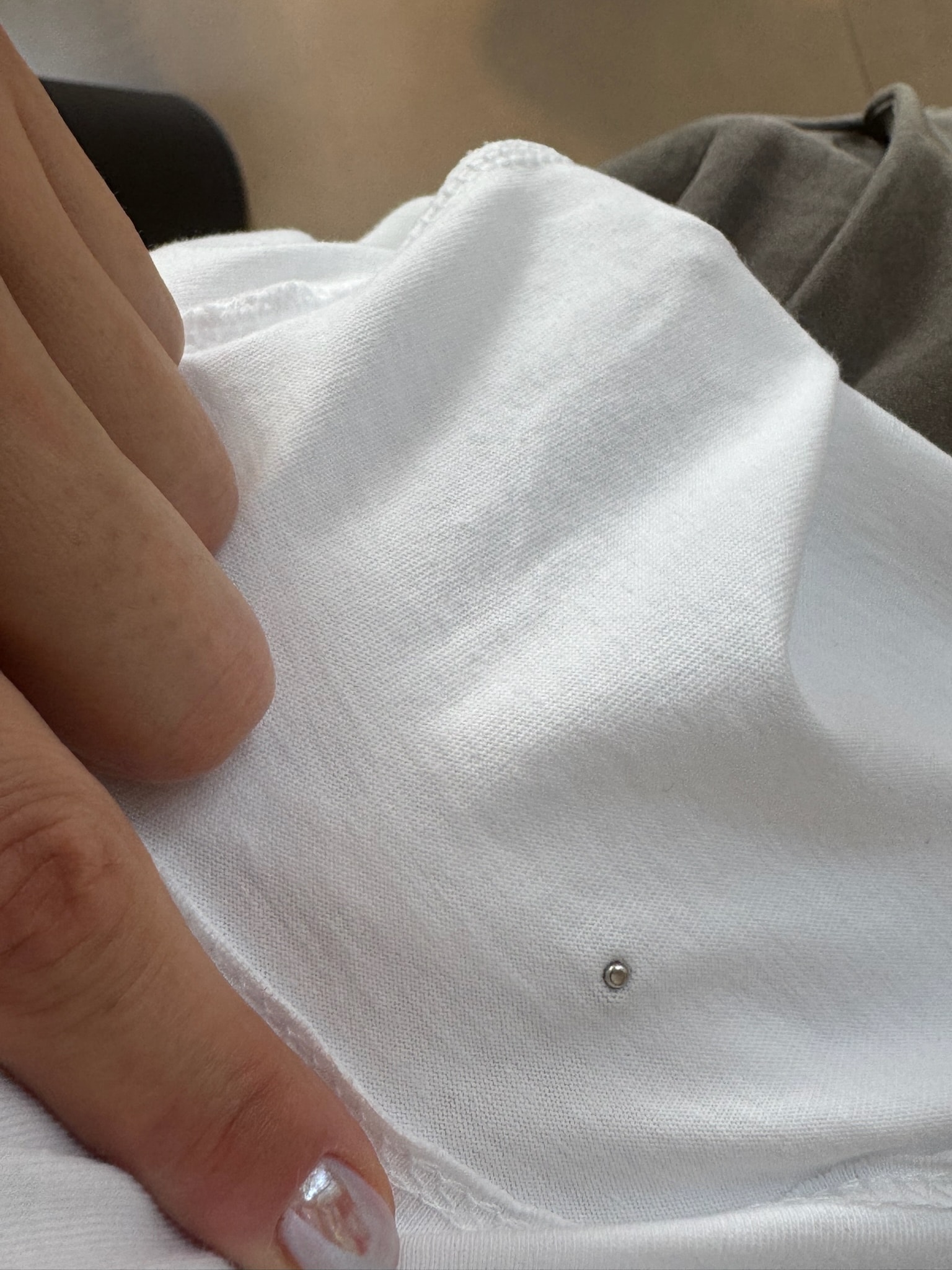 Orijinal Marka Çakma Taş Tshirt-Beyaz