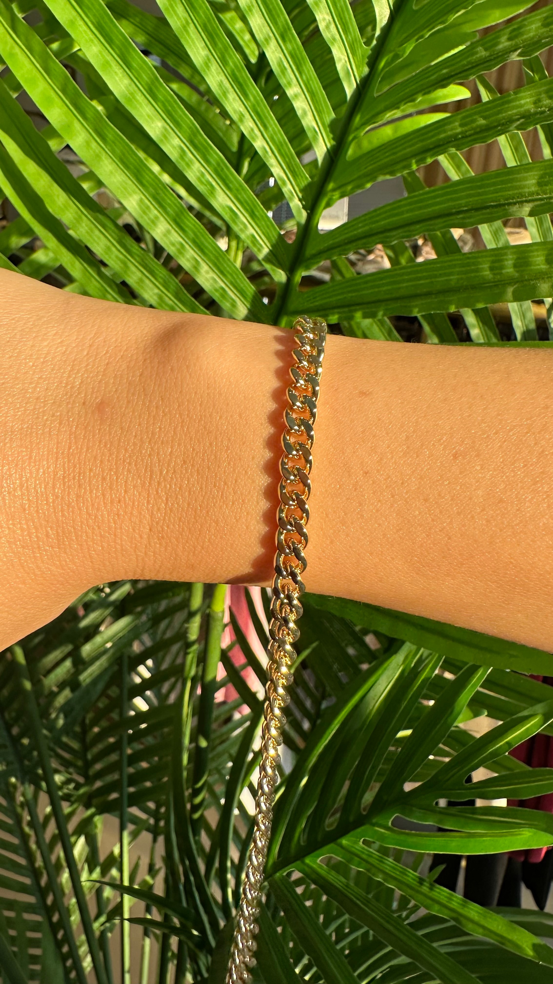 Xupıng Zincir Bileklik-Gold