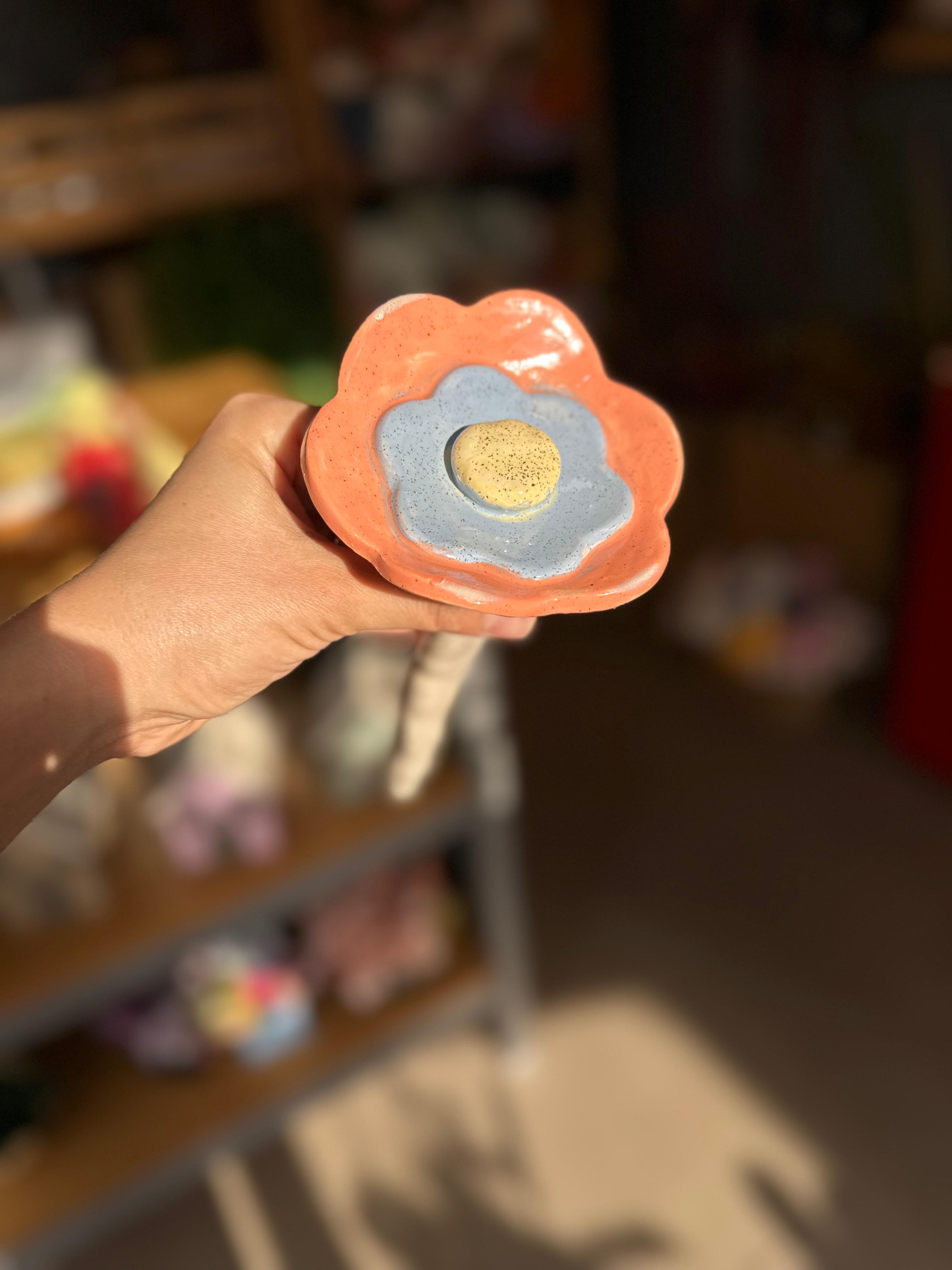 Hand Made | Seramik Çiçek |Büyük boy