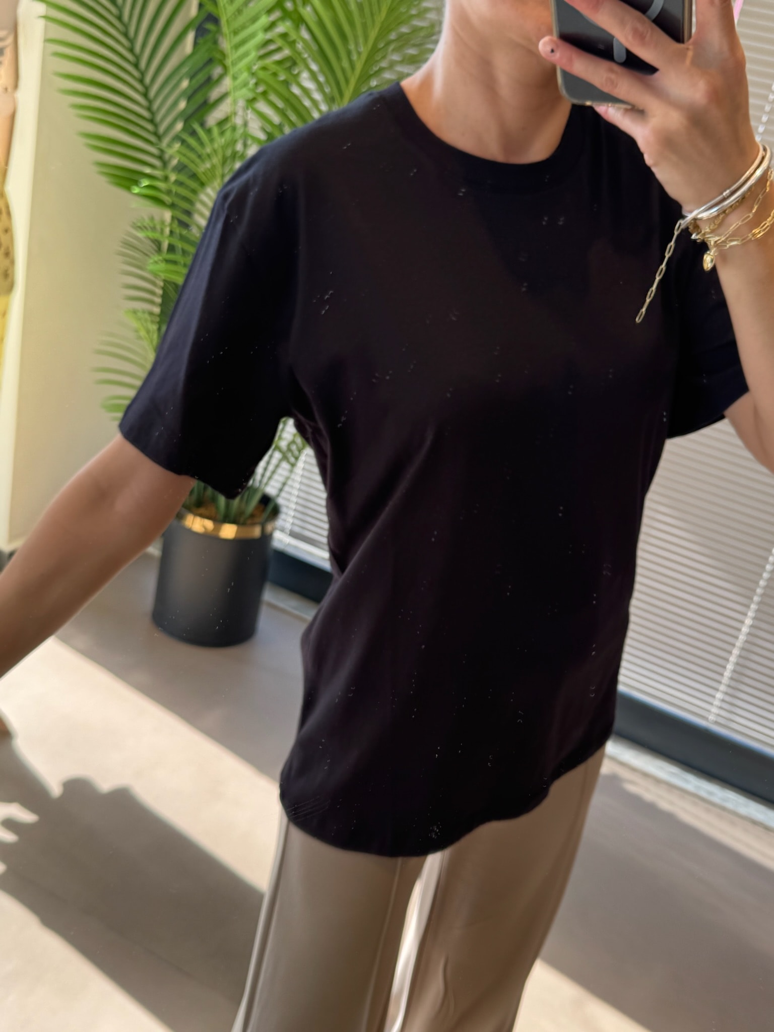 Orijinal Marka Düz Basic Tshirt-Siyah