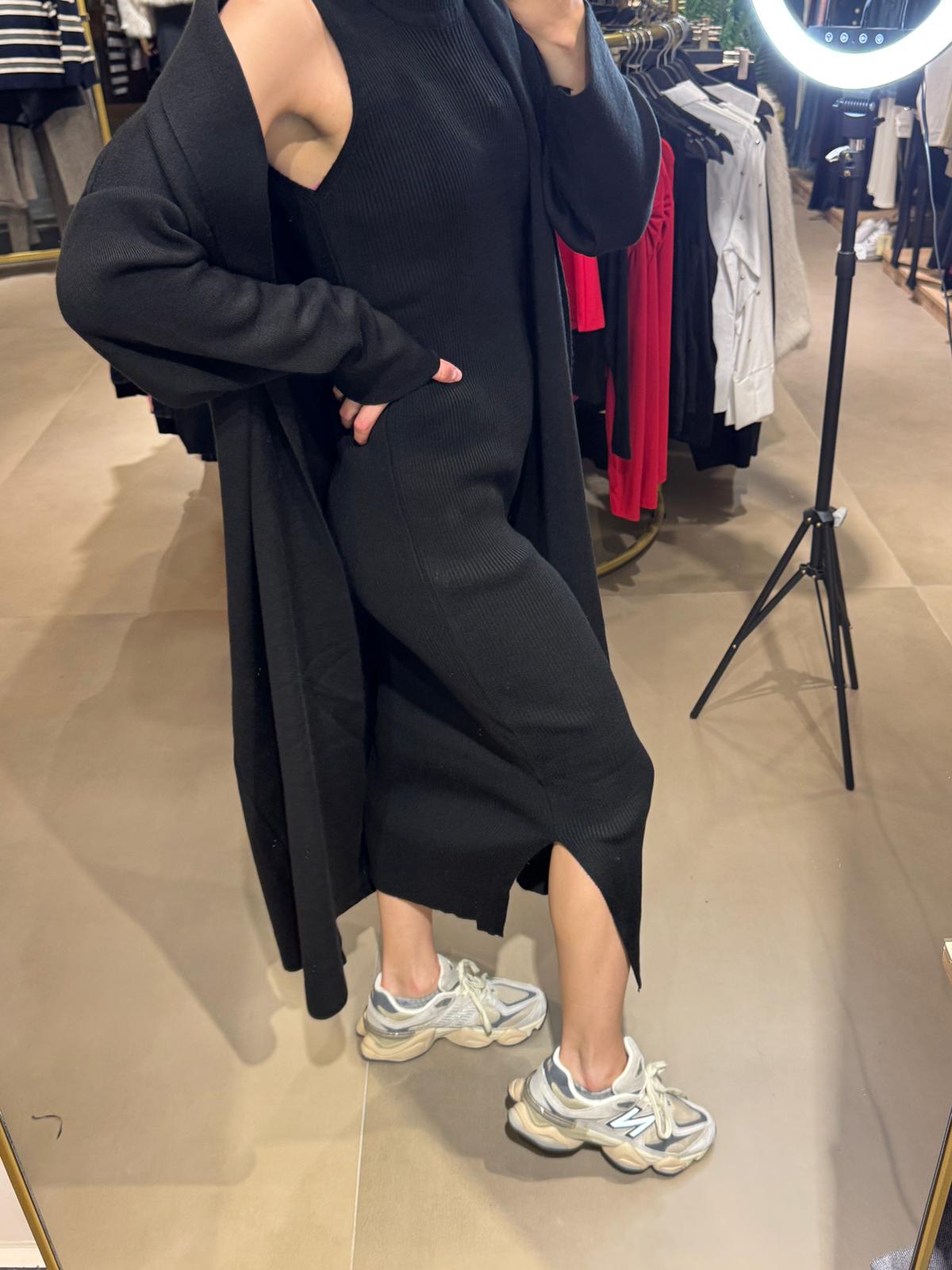 Elbise Hırka Takım Çelik triko