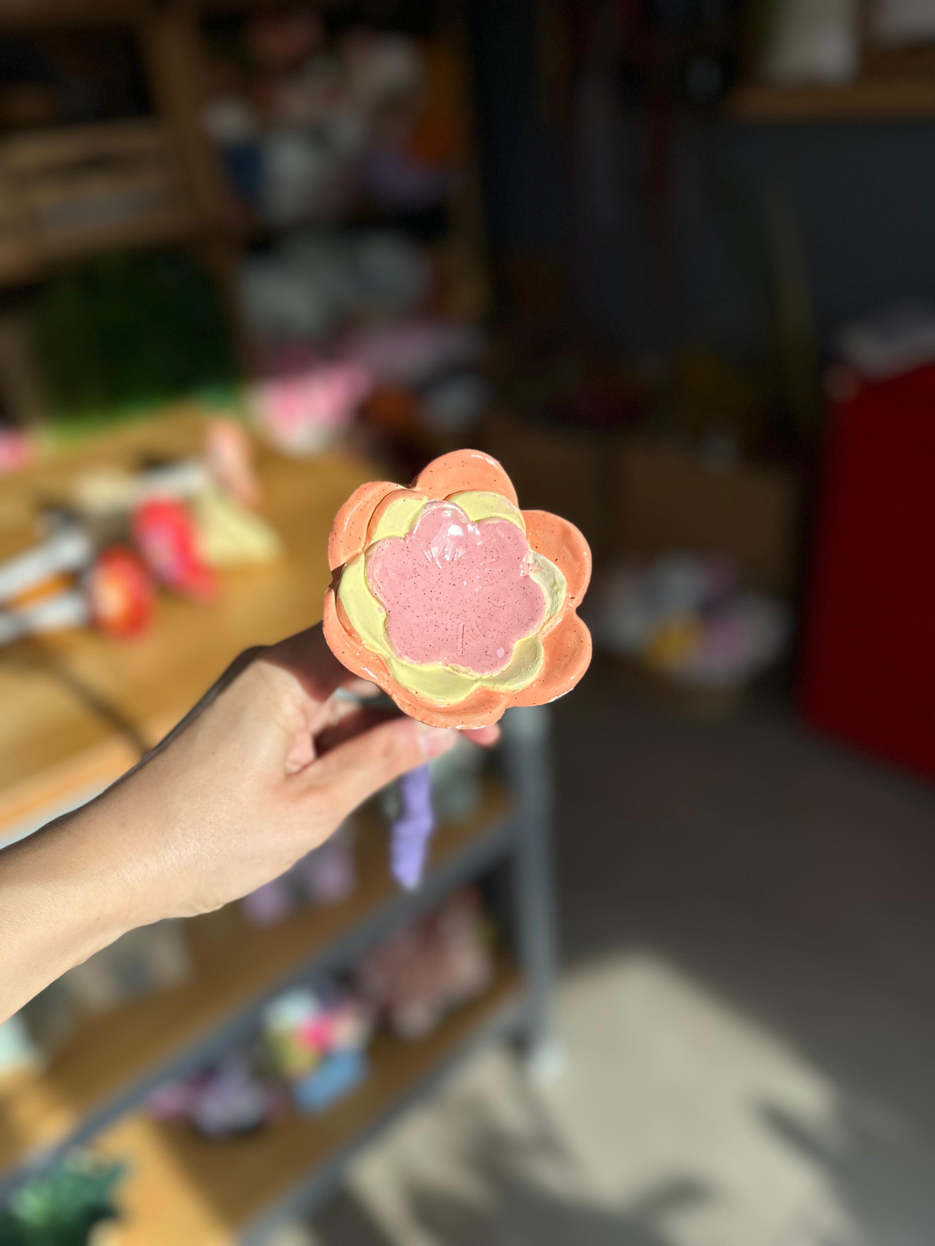 Hand Made | Seramik Çiçek | Orta Boy