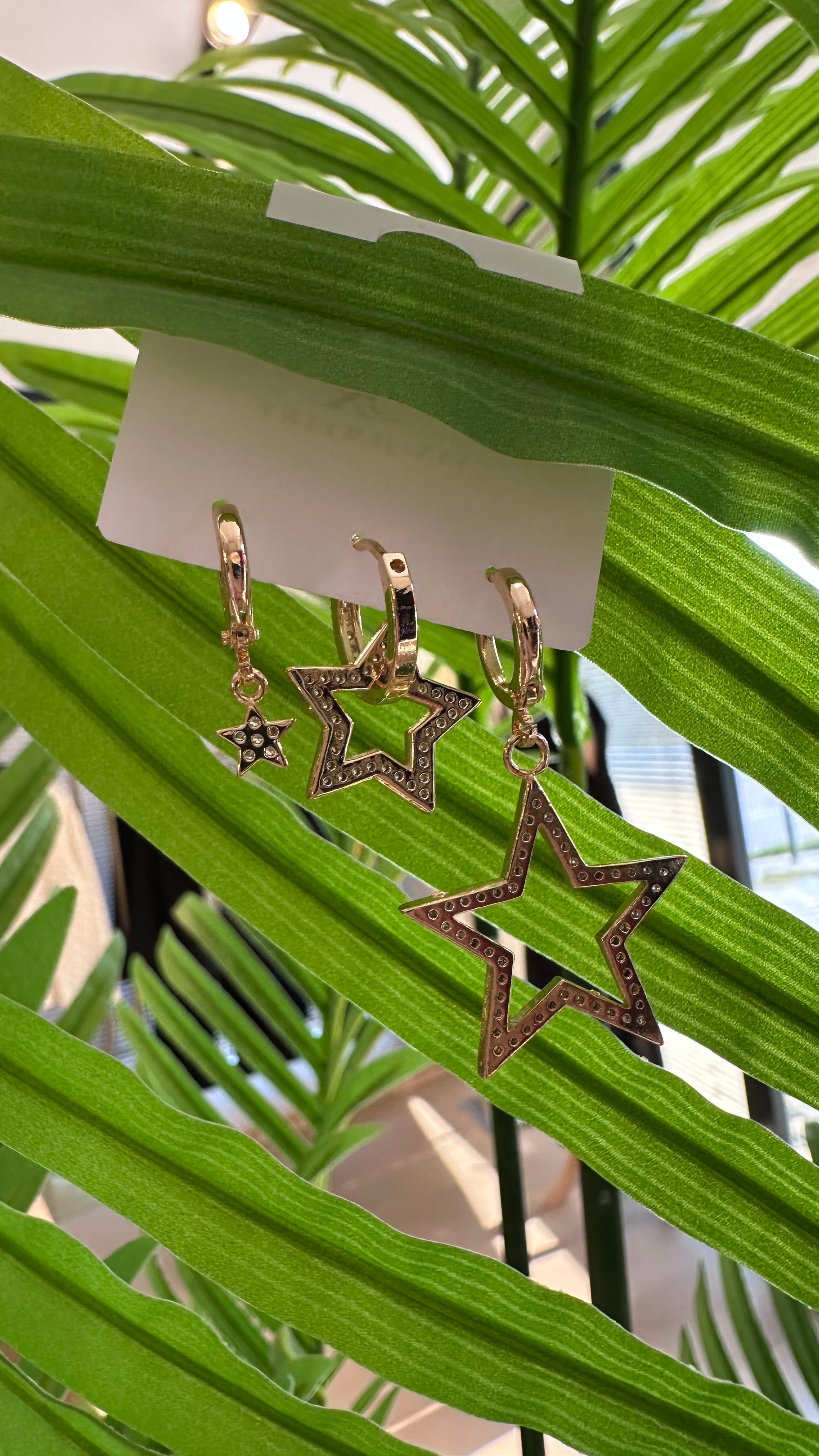 Ysx 3'lü Küpe Seti-Gold