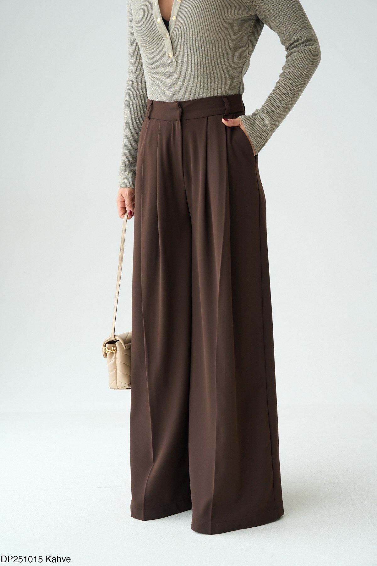 Palozzo Pantolon-Kahve