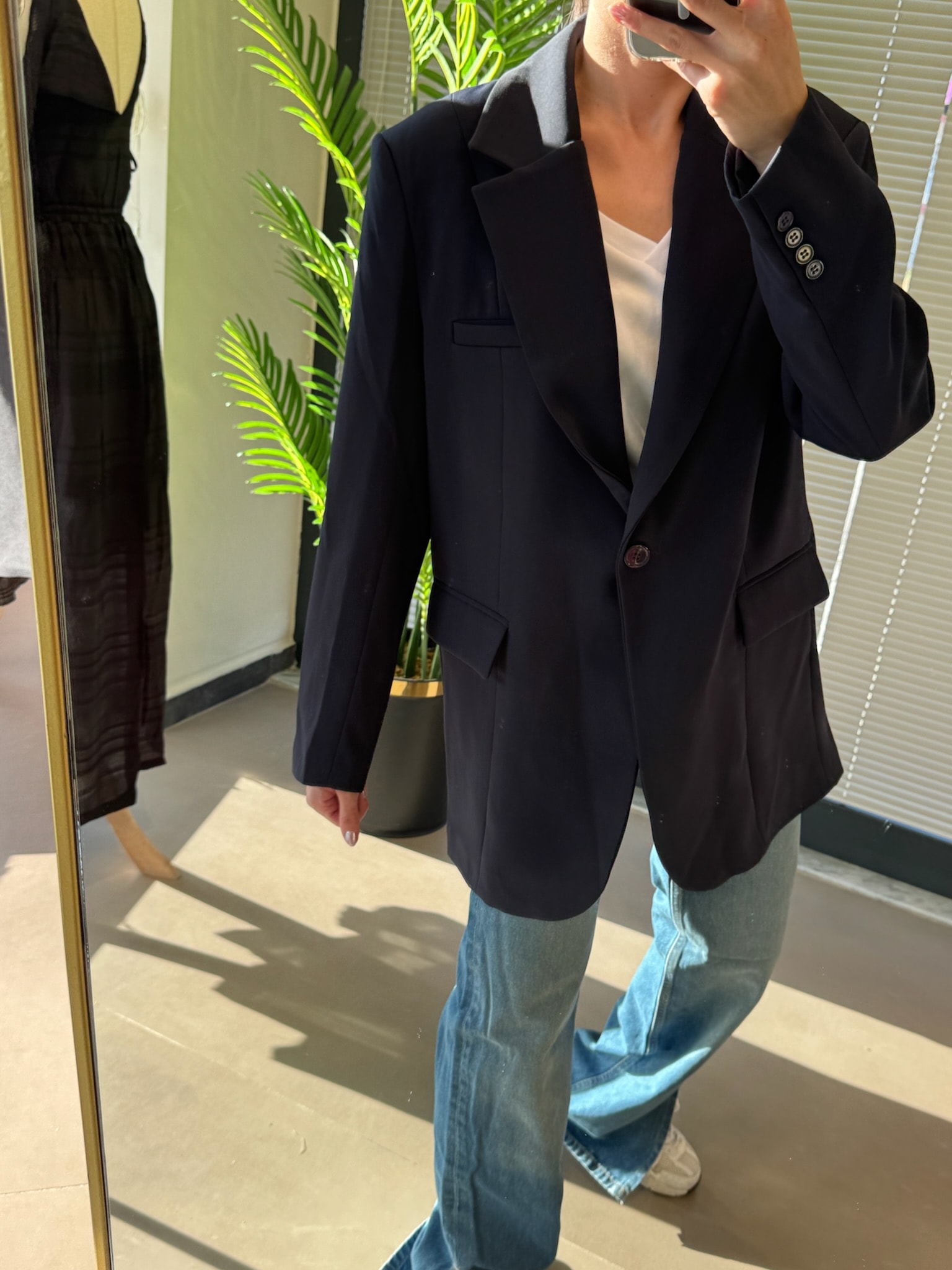 Premıum Collectıon-Orijinal Marka Double Kumaş Blazer Ceket - Antrasit