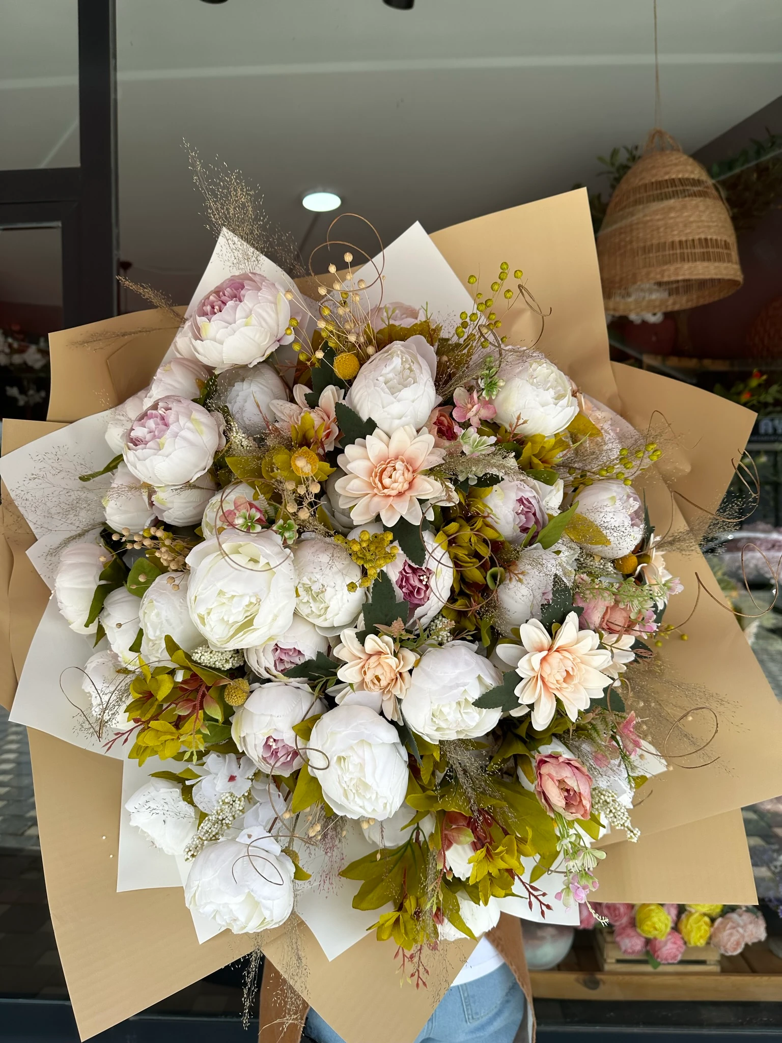 Şakayık | Kasımpatı Aranjmanı XXL