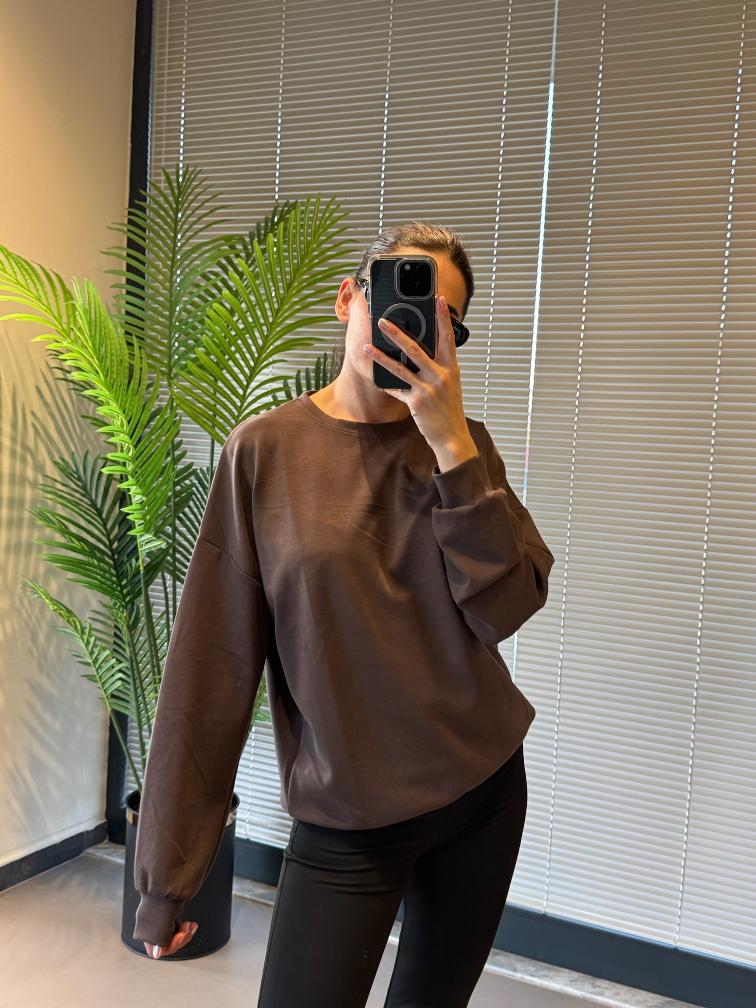 Orijinal Marka Sweatshirt Premium Collection - kahve