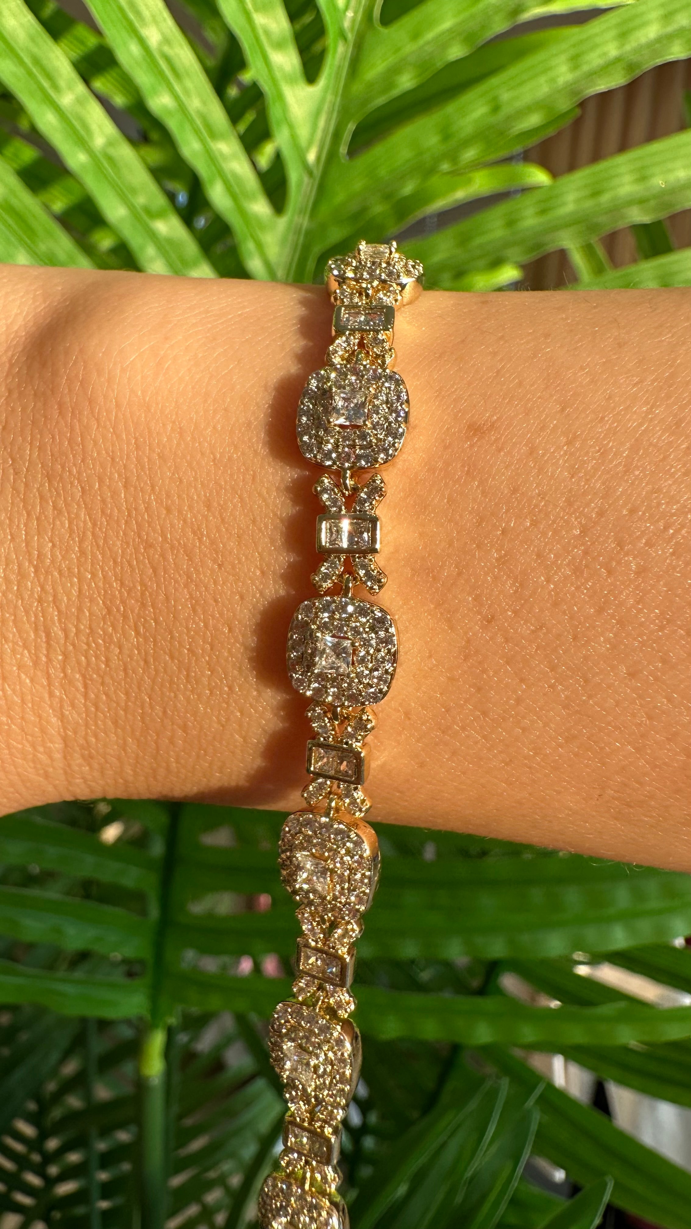 Xupıng Baget İşleme Taş -Gold