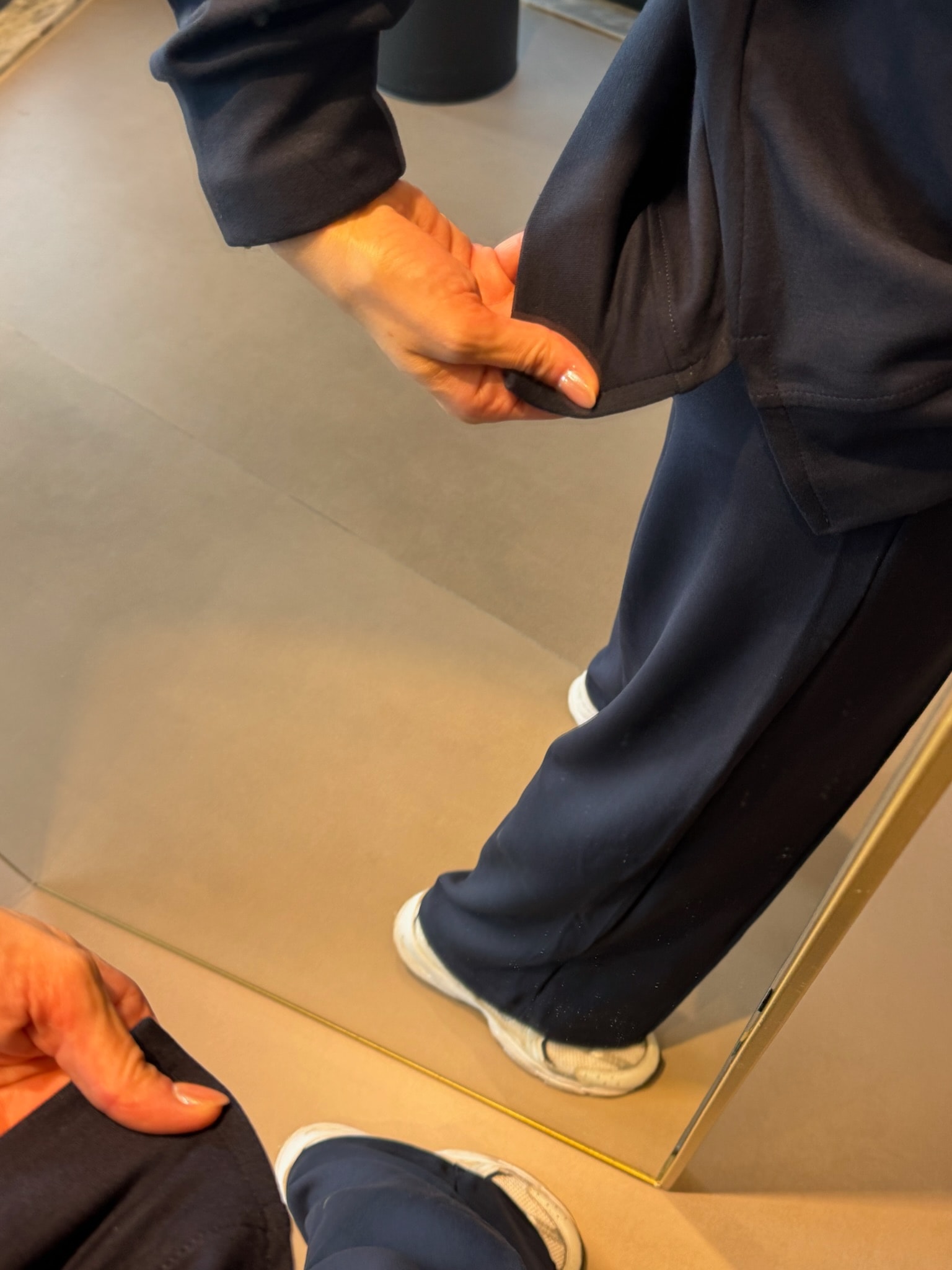 Modal Kumaş Tunik Eşofman Takımı |Lacivert