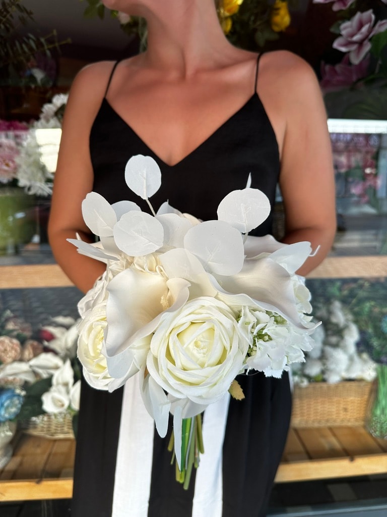 Beyaz Okaliptus & Manolya Gelin Çiçeği | Açıklamayı Okuyunuz