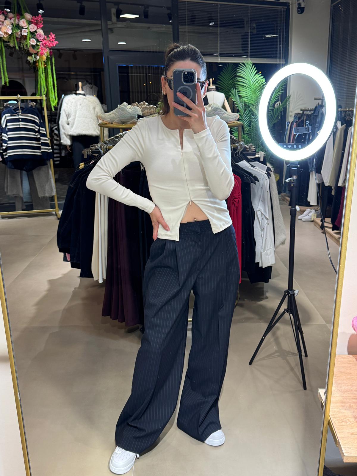 ZR Marka Orijinal pantolon -Çizgili