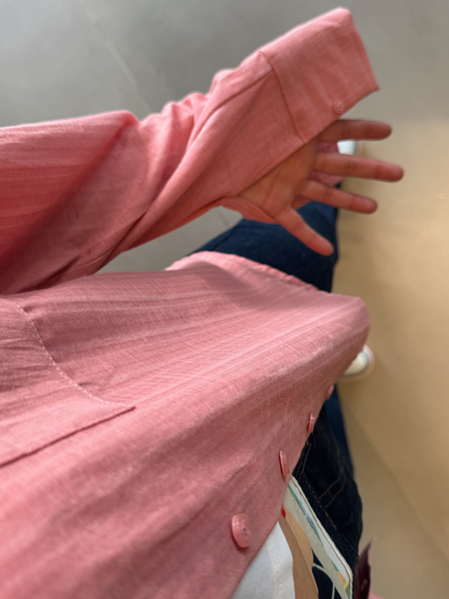 Orijinal Marka Keten Gömlek