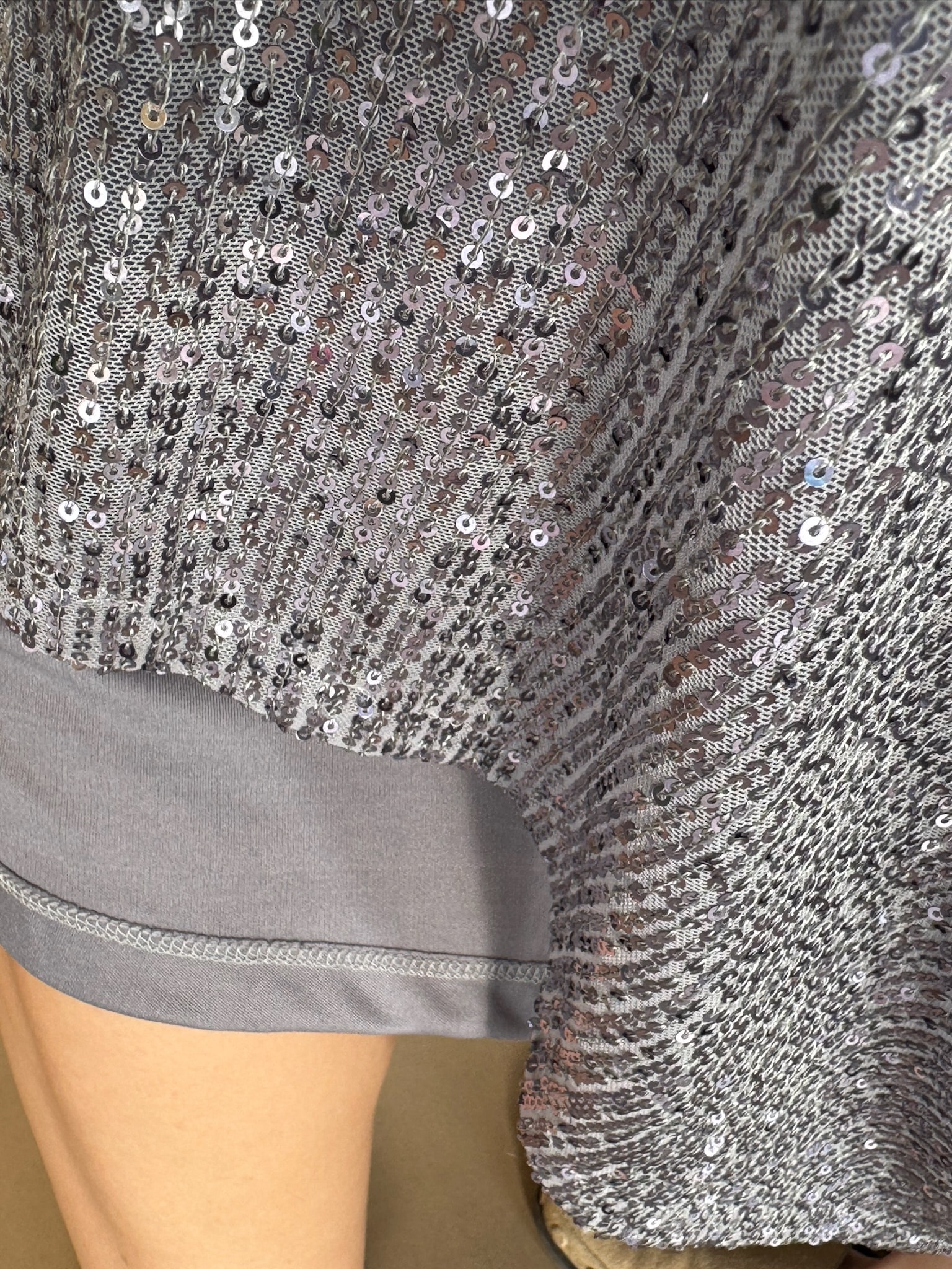 Kloş Payet Etek Midi