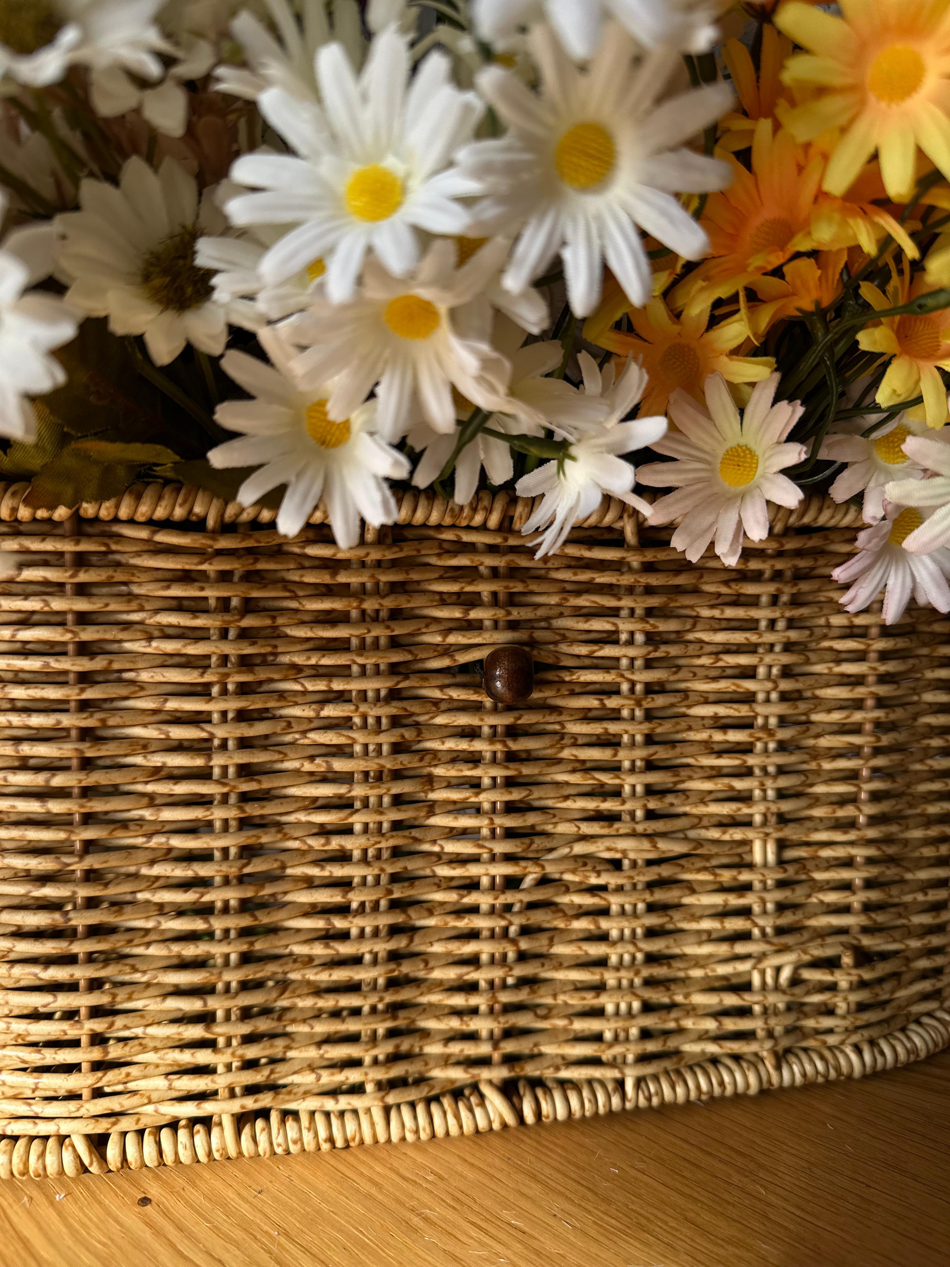 Hasır Örgü Sepet |Büyük boy