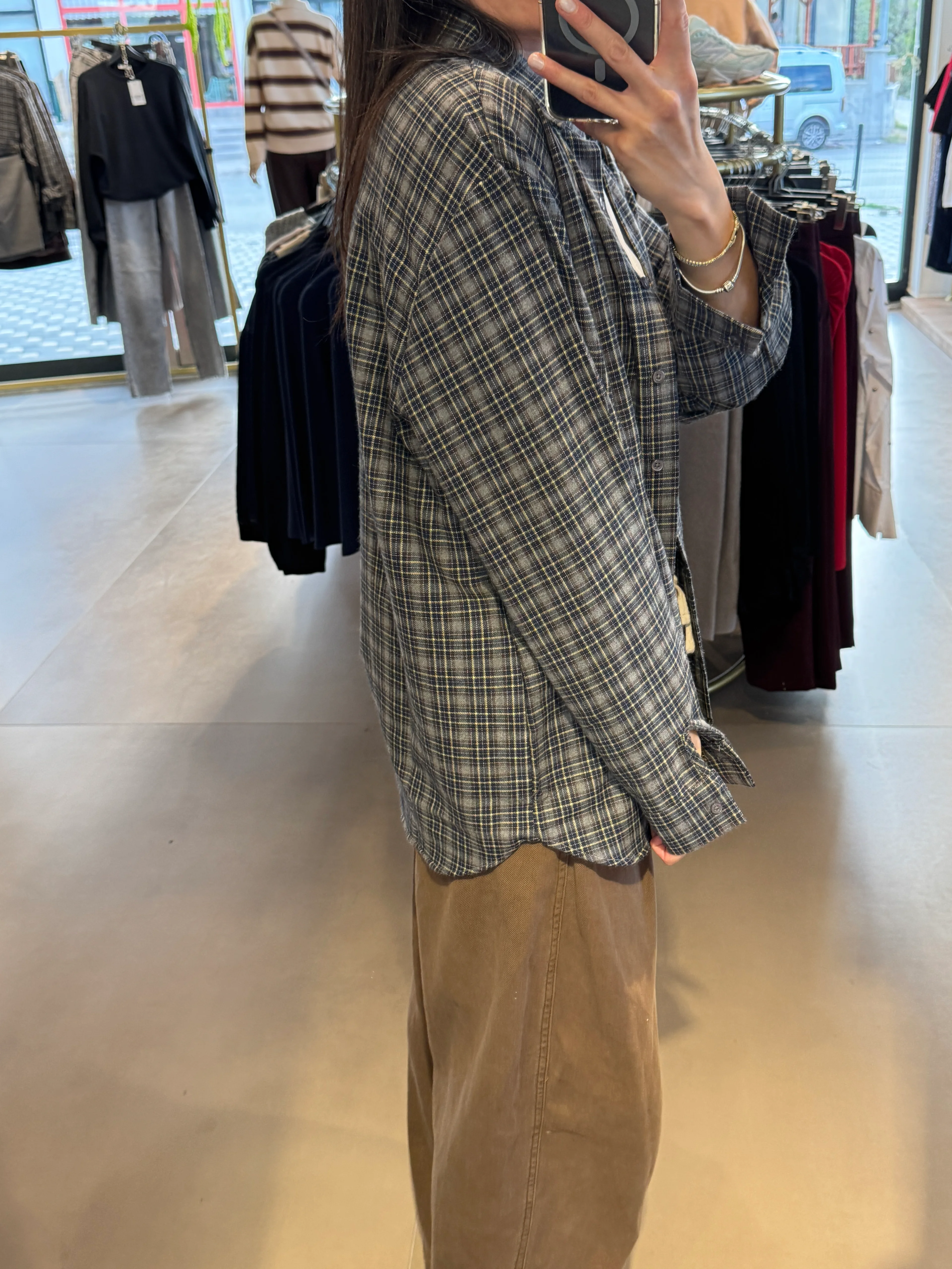 Ekose Gömlek | Pamuk Ürün-Yumuşak Doku