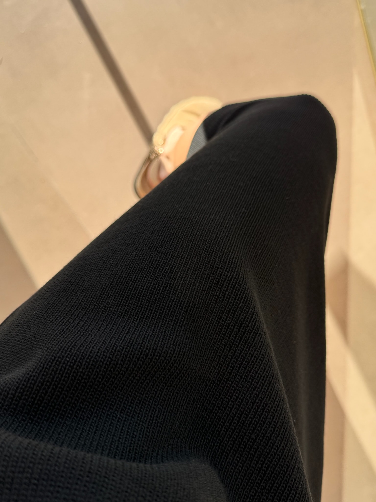 Derin Kol Triko Midi Boy Elbise