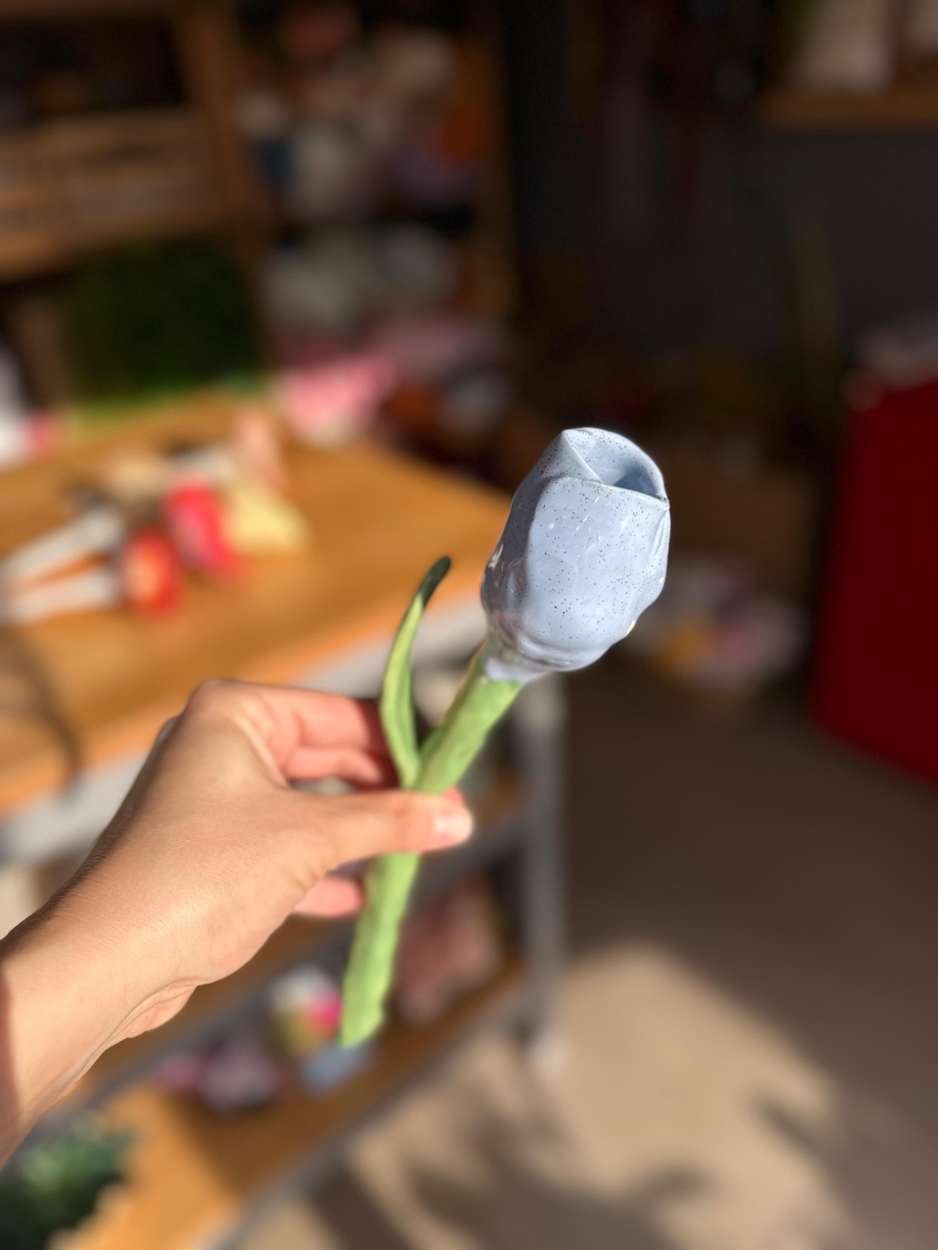 Hand Made | Seramik Çiçek | Orta Boy