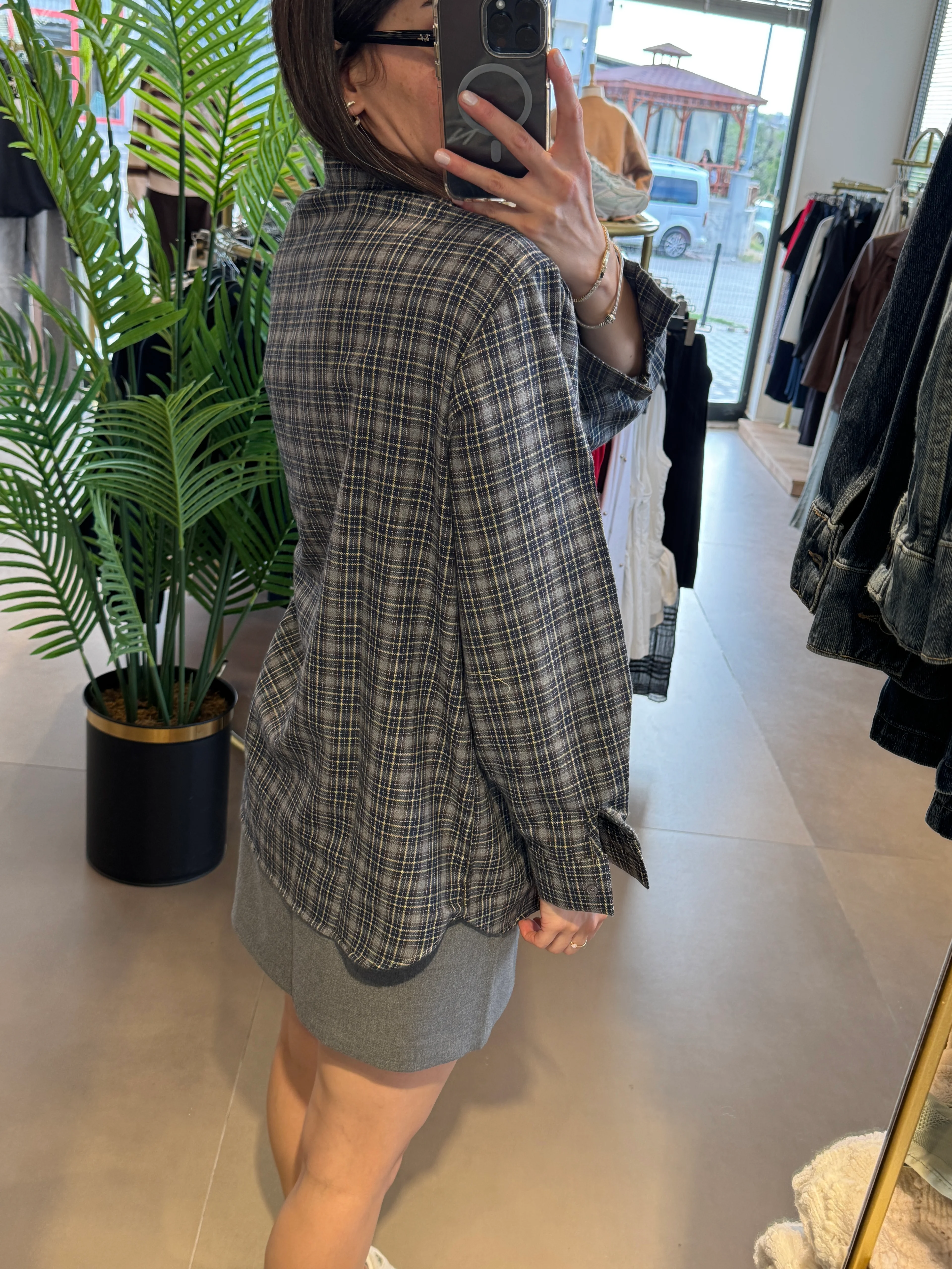 Ekose Gömlek | Pamuk Ürün-Yumuşak Doku